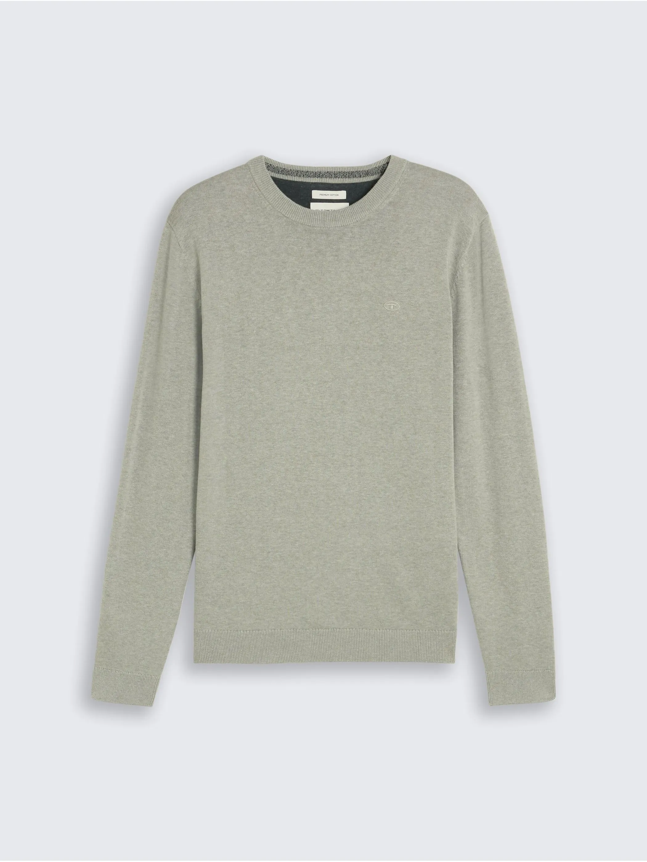Tom Tailor 1039805 NOS basic crewneck knit Grün 898460 41004 5