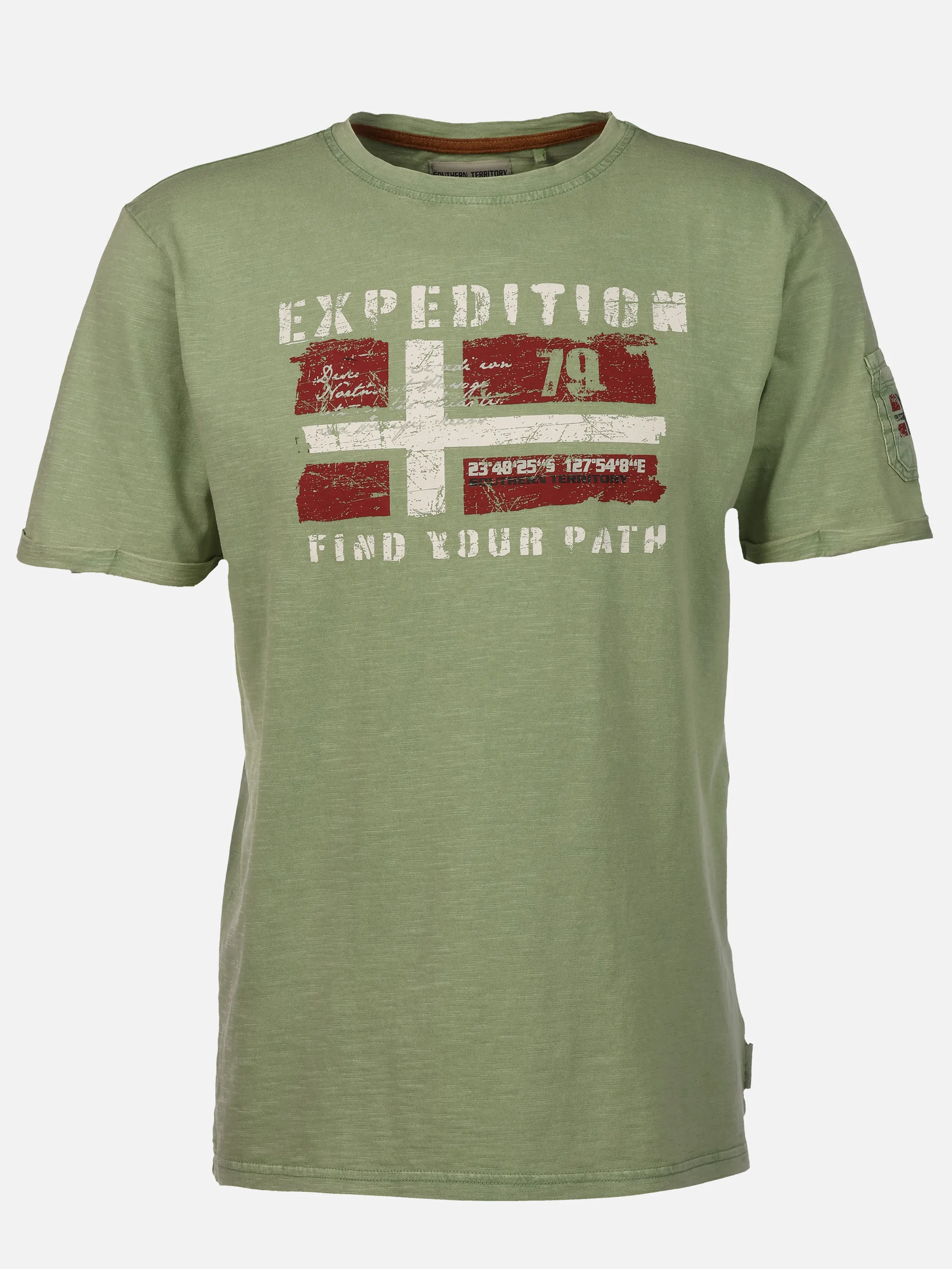 Southern Territory He. T-Shirt 1/2 Arm Logo Grün 922458 LT´GREEN 1