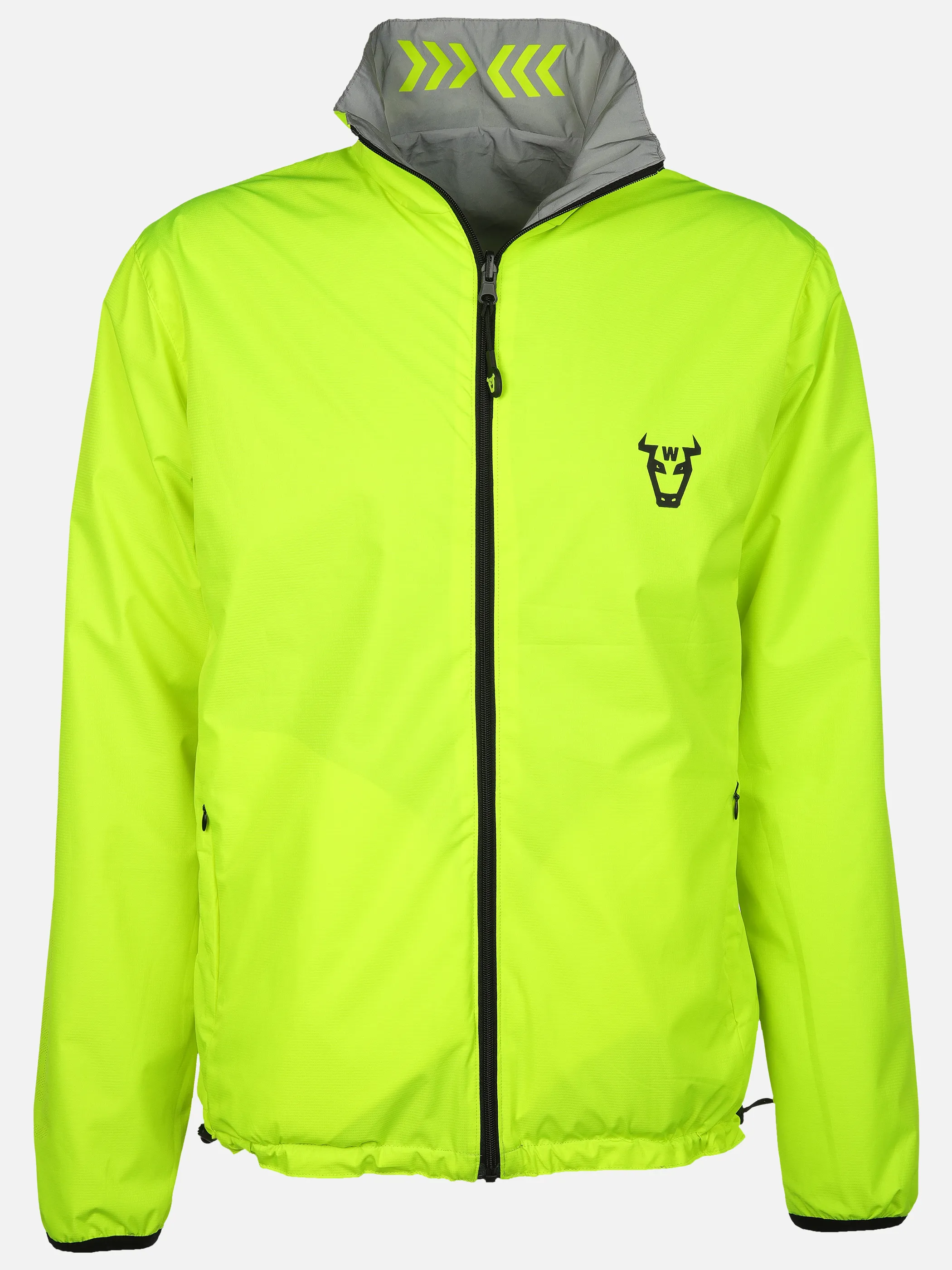 Worker He. Wendejacke reflective Grau 904666 SIL/GELB 1