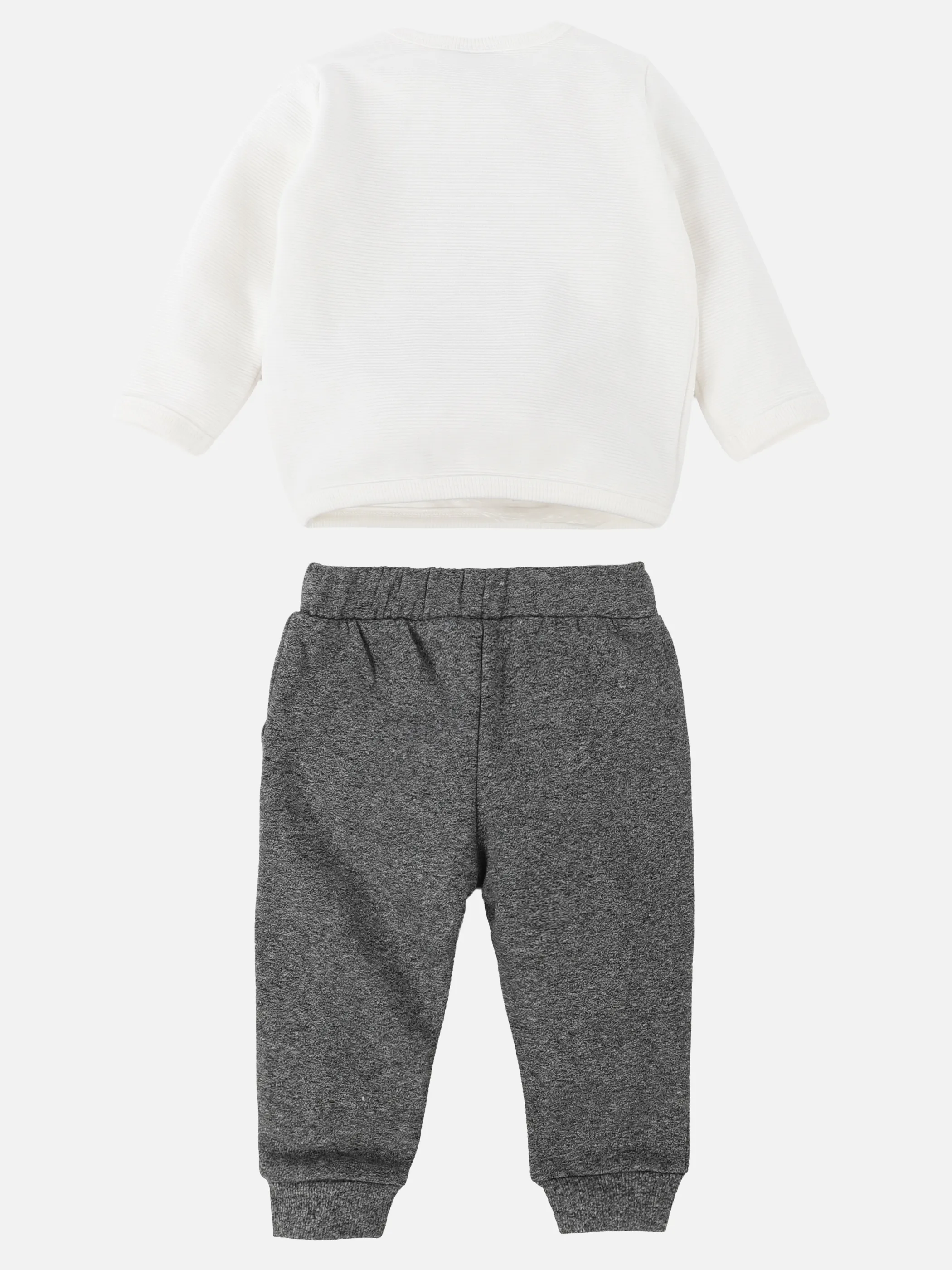Bubble Gum BJ 2pcs Set Sweatshirt mit Dino Print und Joggpant Weiß 929707 SNOW WHITE 2