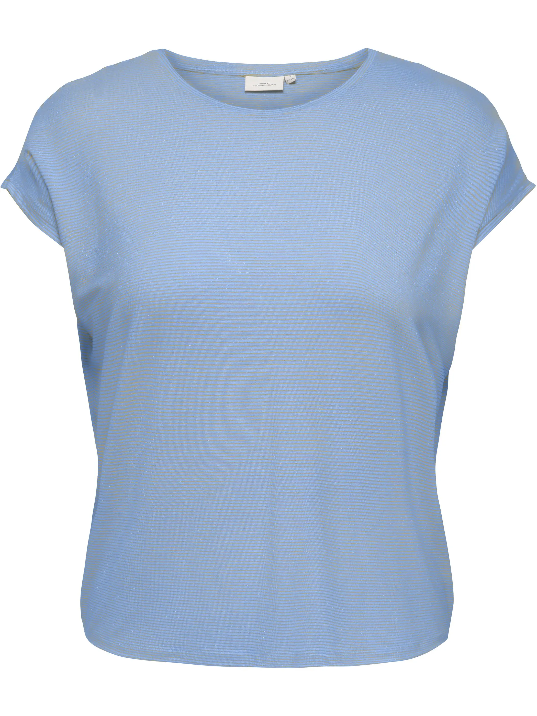 Only Carmakoma 15377879 CARCLAUDIA S/S GLITTE Weiß 926826 300399001 1