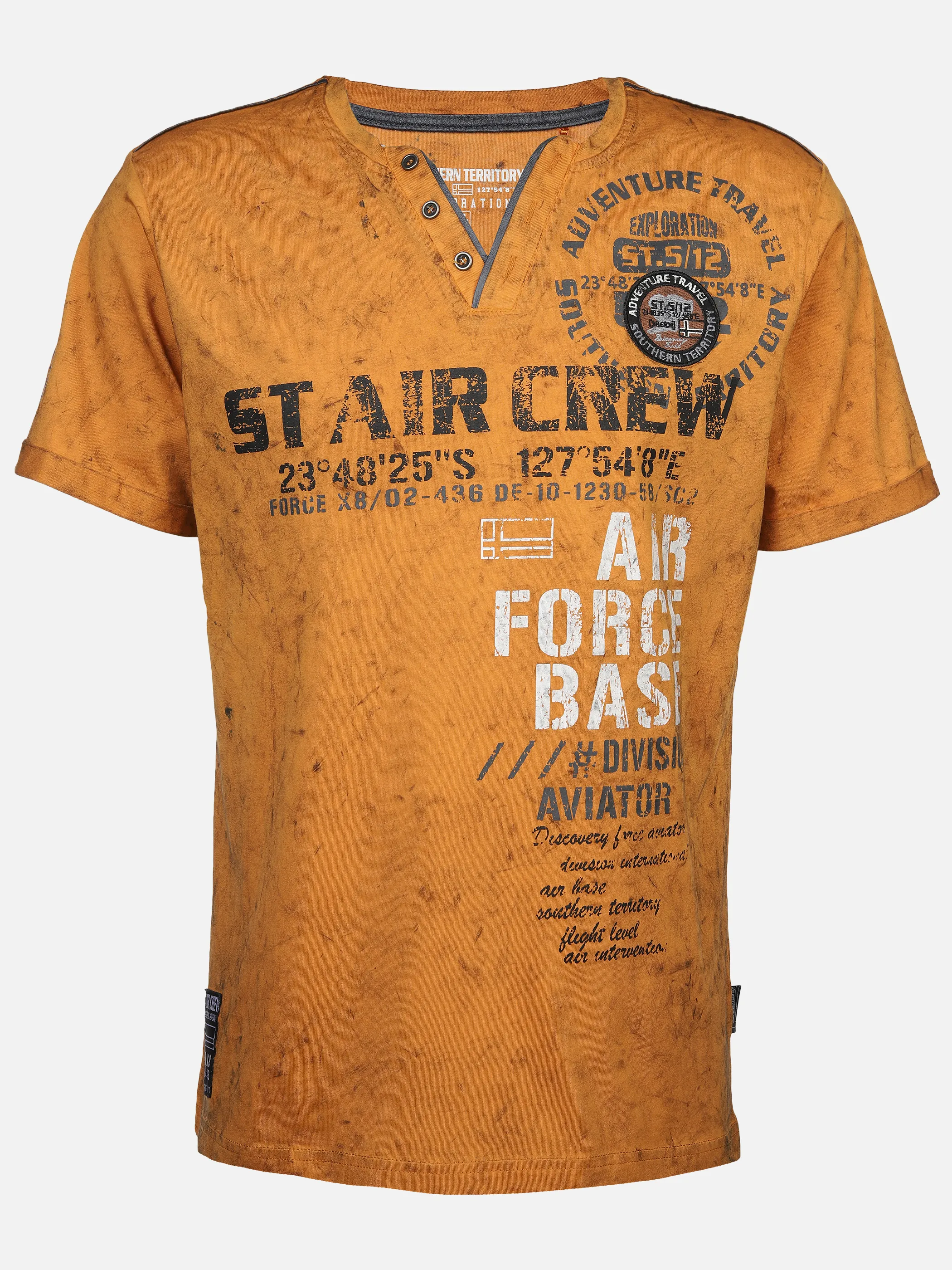 Southern Territory He. Henleyshirt 1/2 Arm 2in1 w Gelb 892331 GOLD 1 Southern Territory He. Henleyshirt 1/2 Arm 2in1 w Gelb 892331 GOLD 1