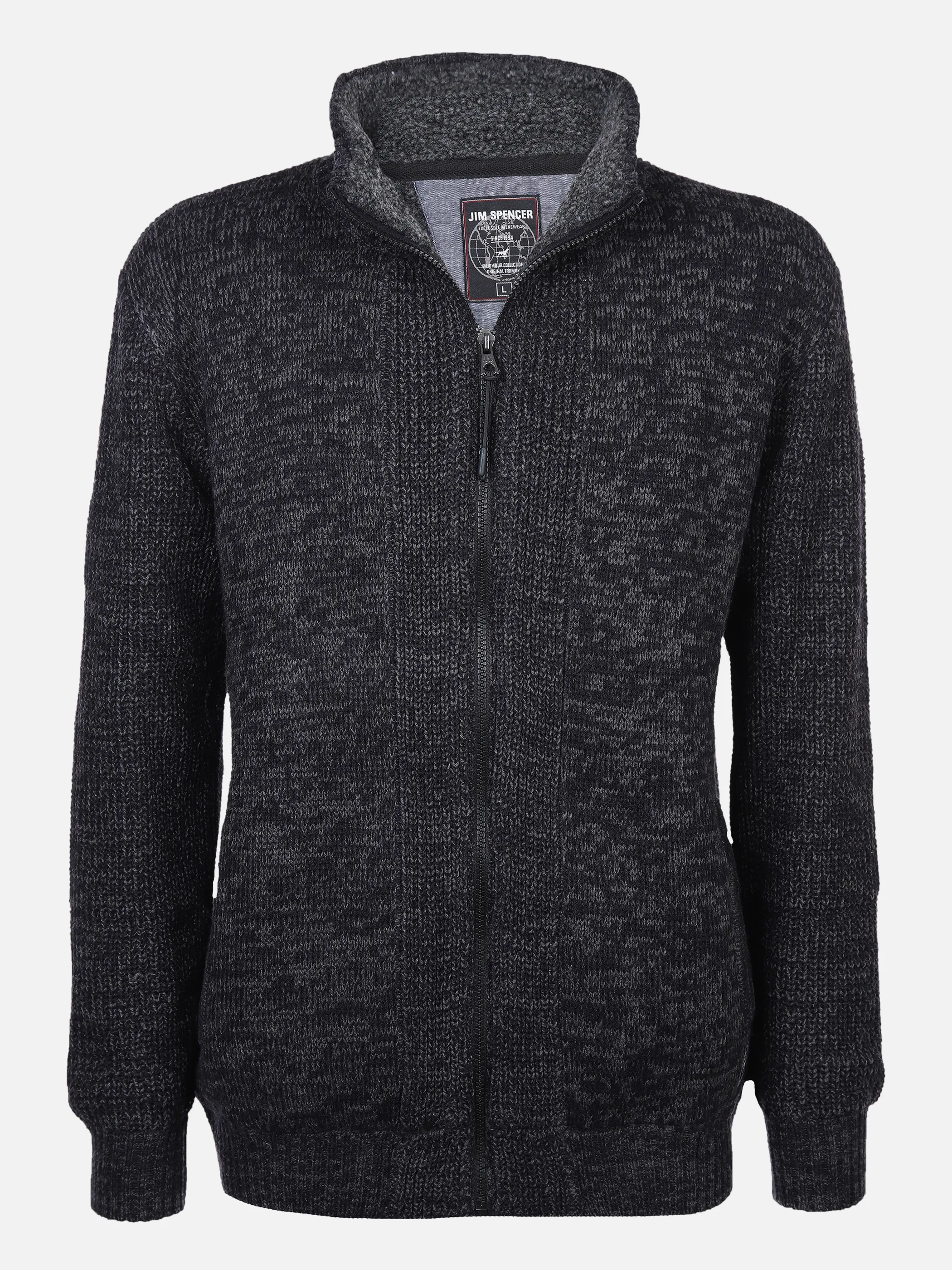 Jim Spencer He. Strickjacke wattiert mel Blau 867037 NAVY MEL 1 Jim Spencer He. Strickjacke wattiert mel Blau 867037 NAVY MEL 1