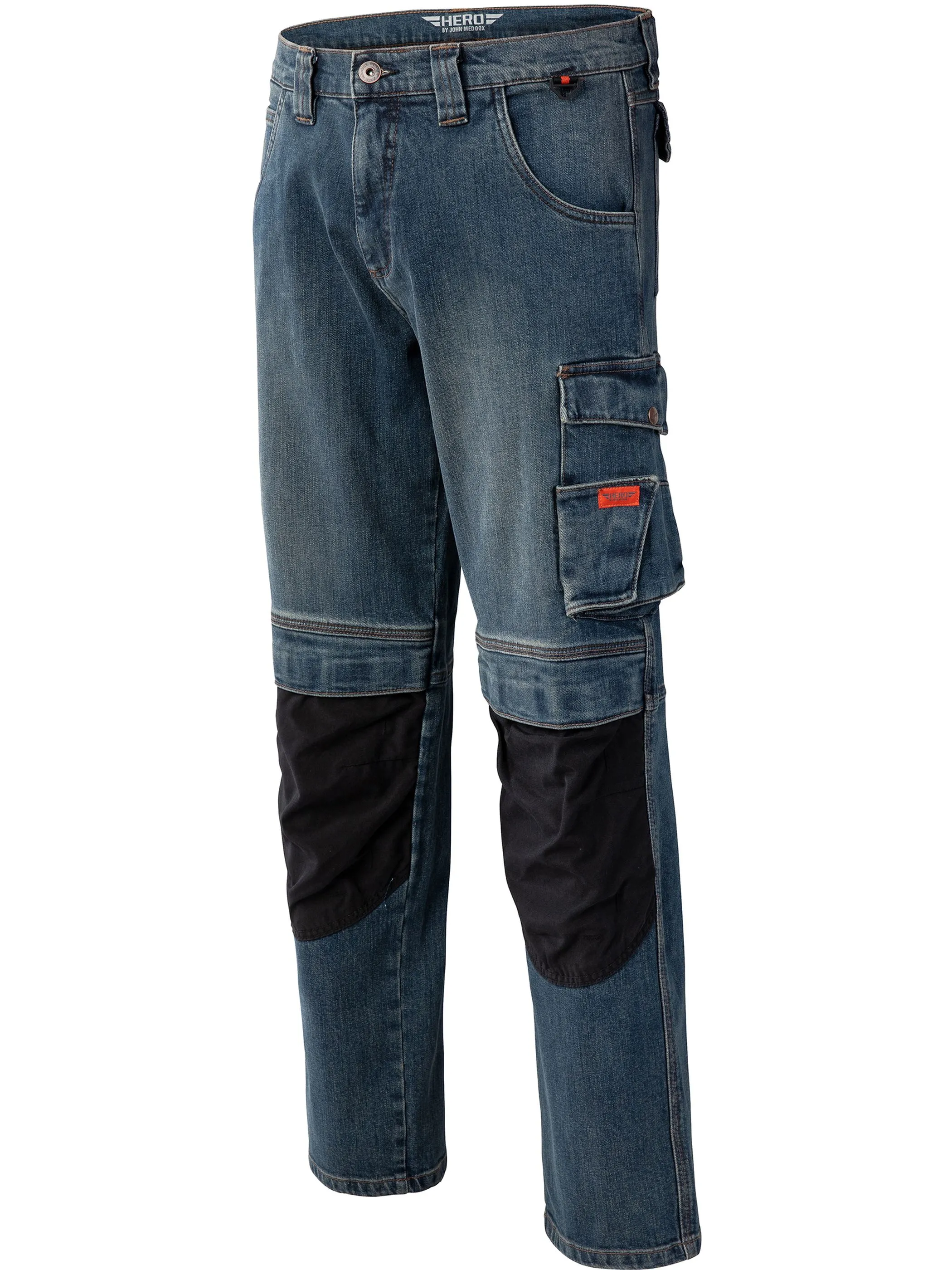 HERO by John Medoox 71601060007954 He. Hosen lang, Blau 929170 7954 2