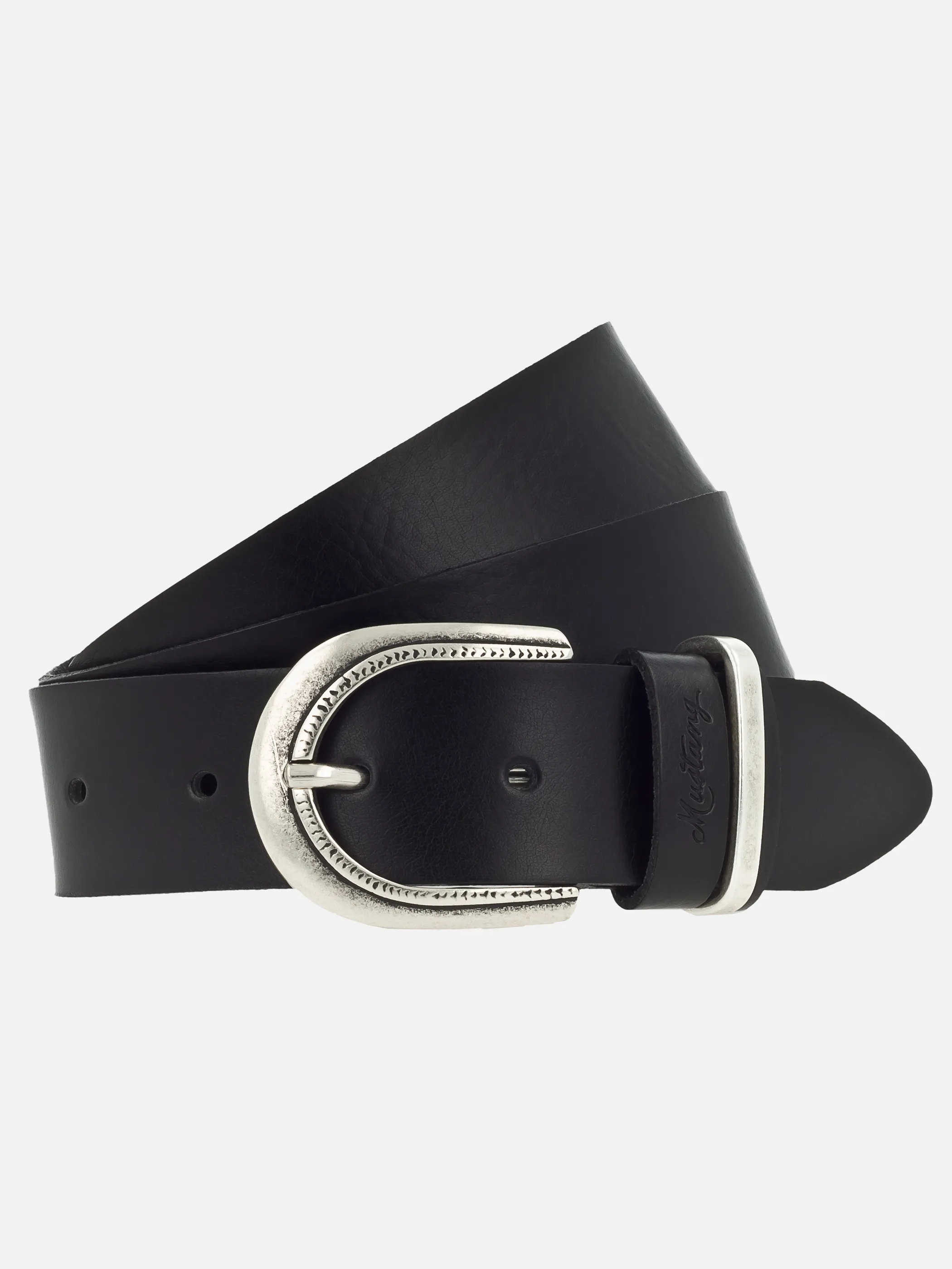 Mustang MW3070L23 35 mm Gürtel Q. 6370 Schwarz 885634 0790 1