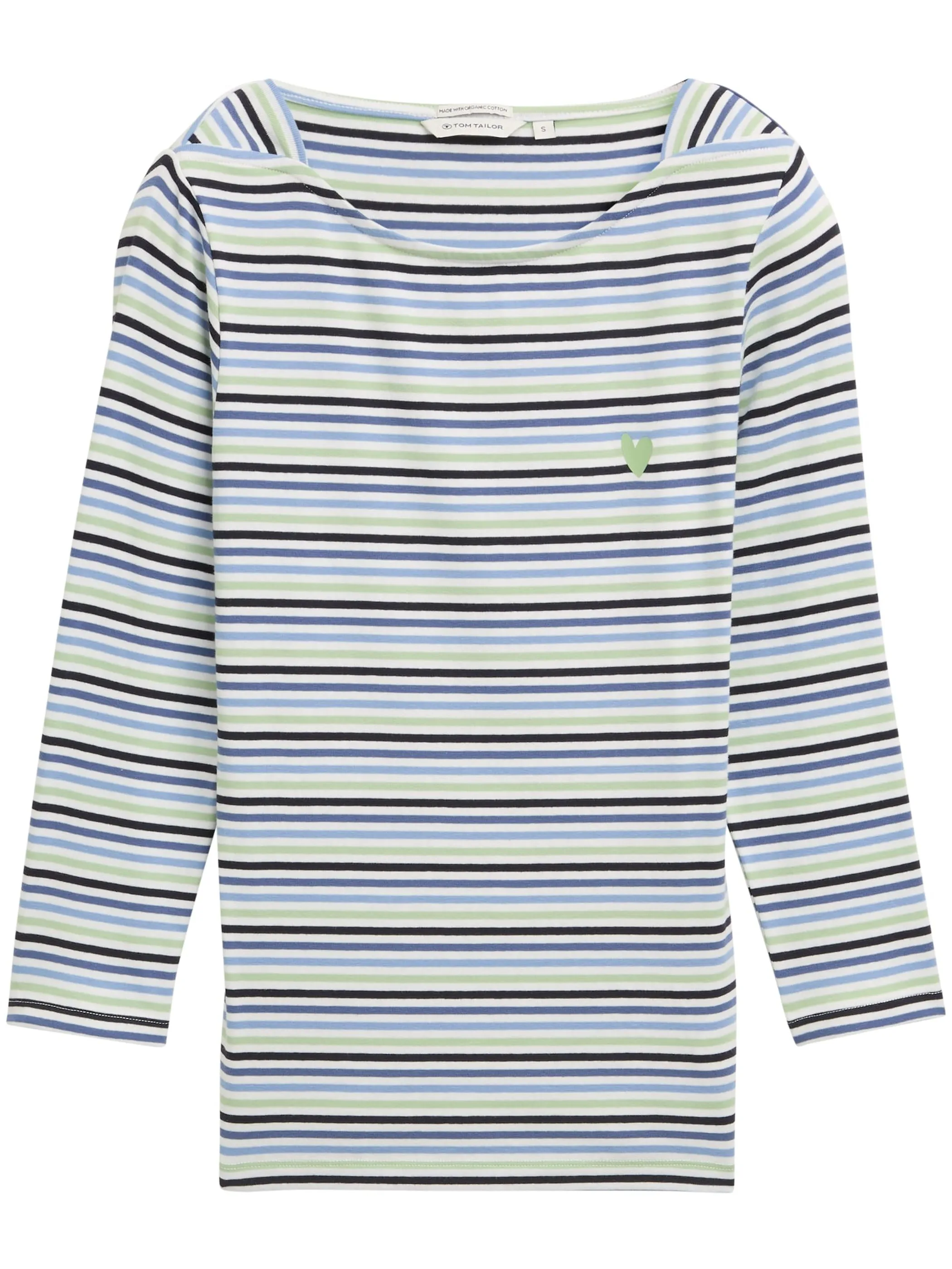 Tom Tailor 1045535 NOS T-shirt striped longsleeve Blau 905958 37371 1