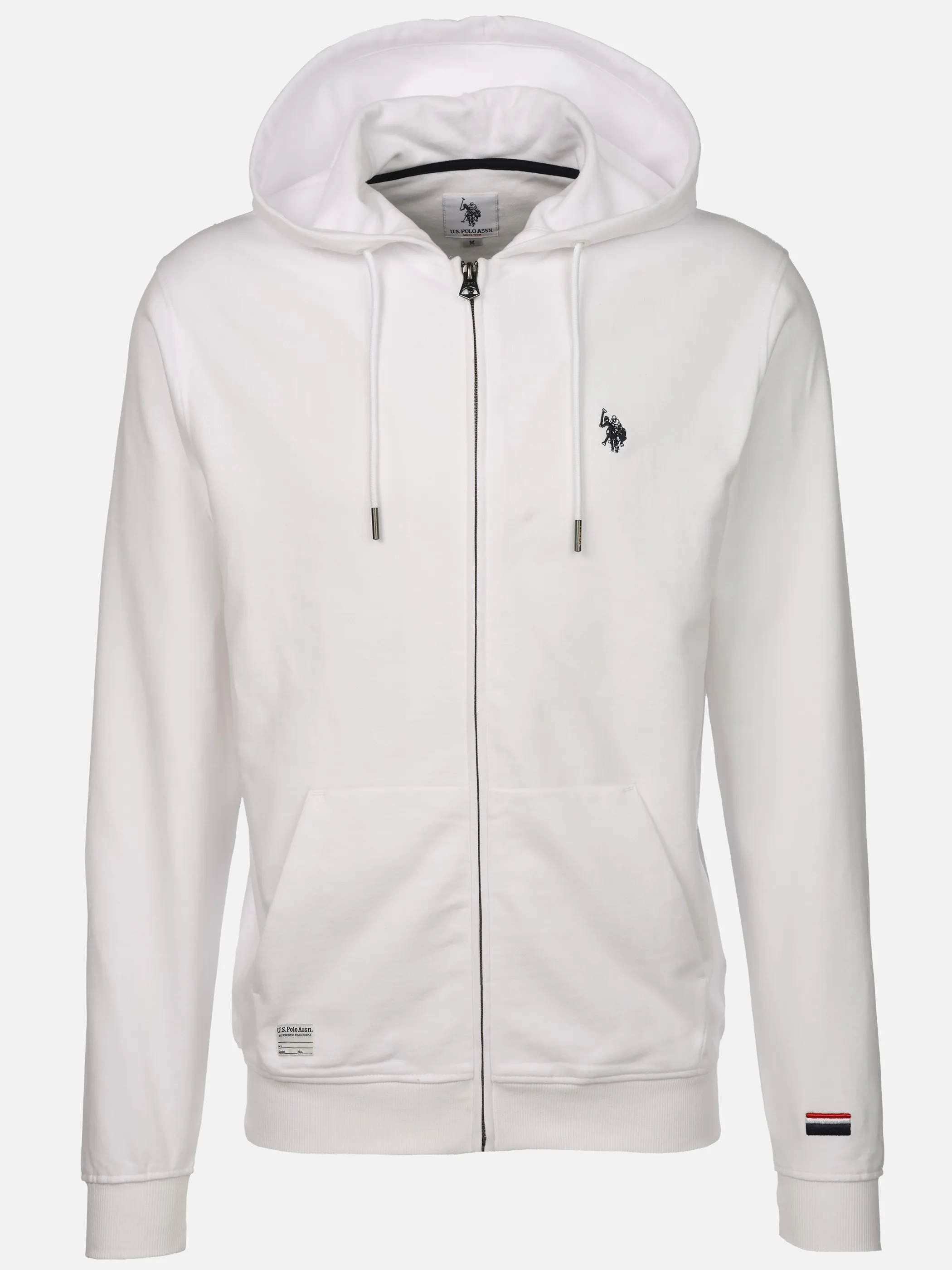 U.S. Polo Assn. He. Hoodyjacke RV Weiß 924286 WHITE 1