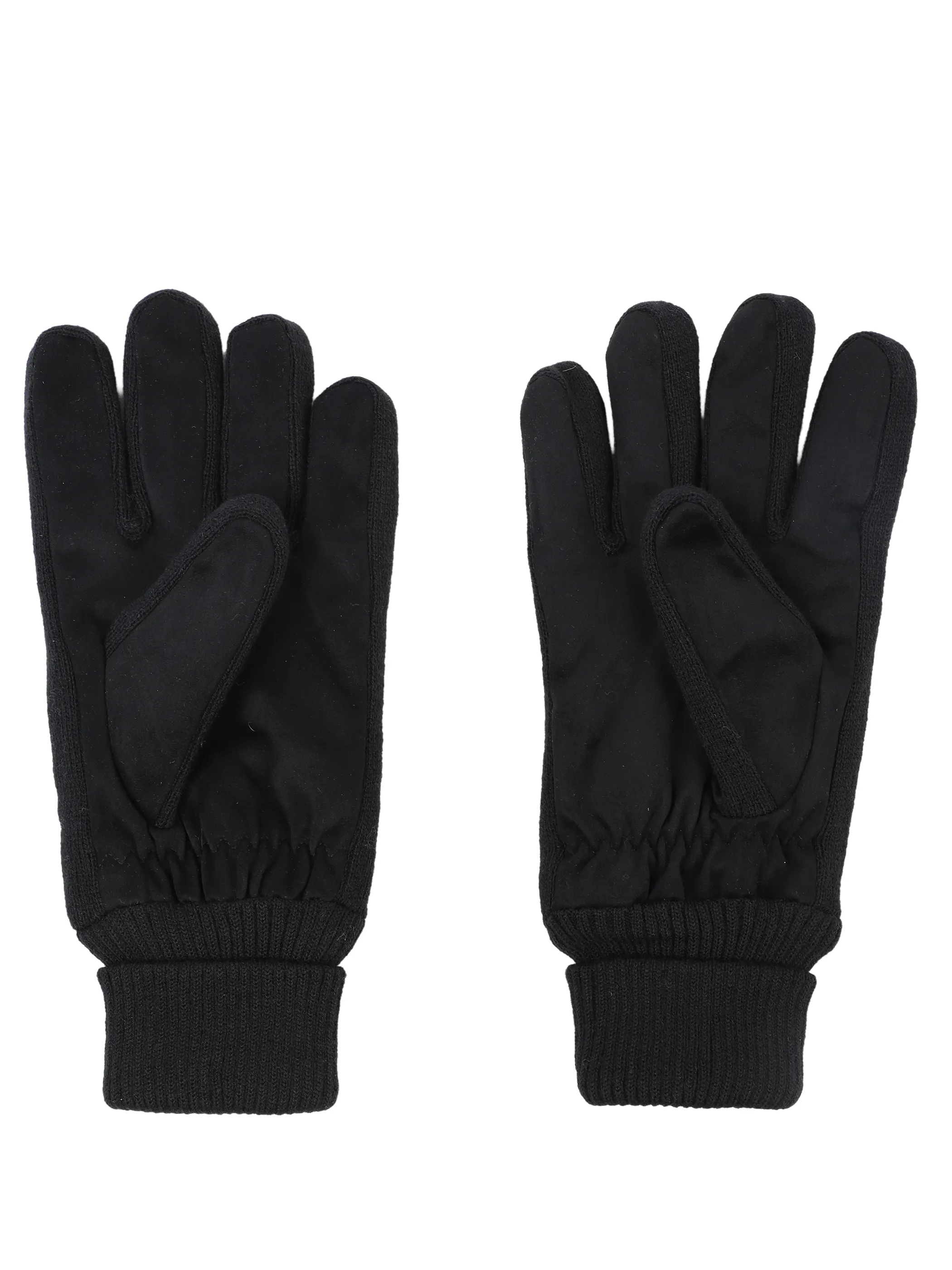 Jim Spencer He-Handschuhe aus Materialmix Schwarz 929429 BLACK 2