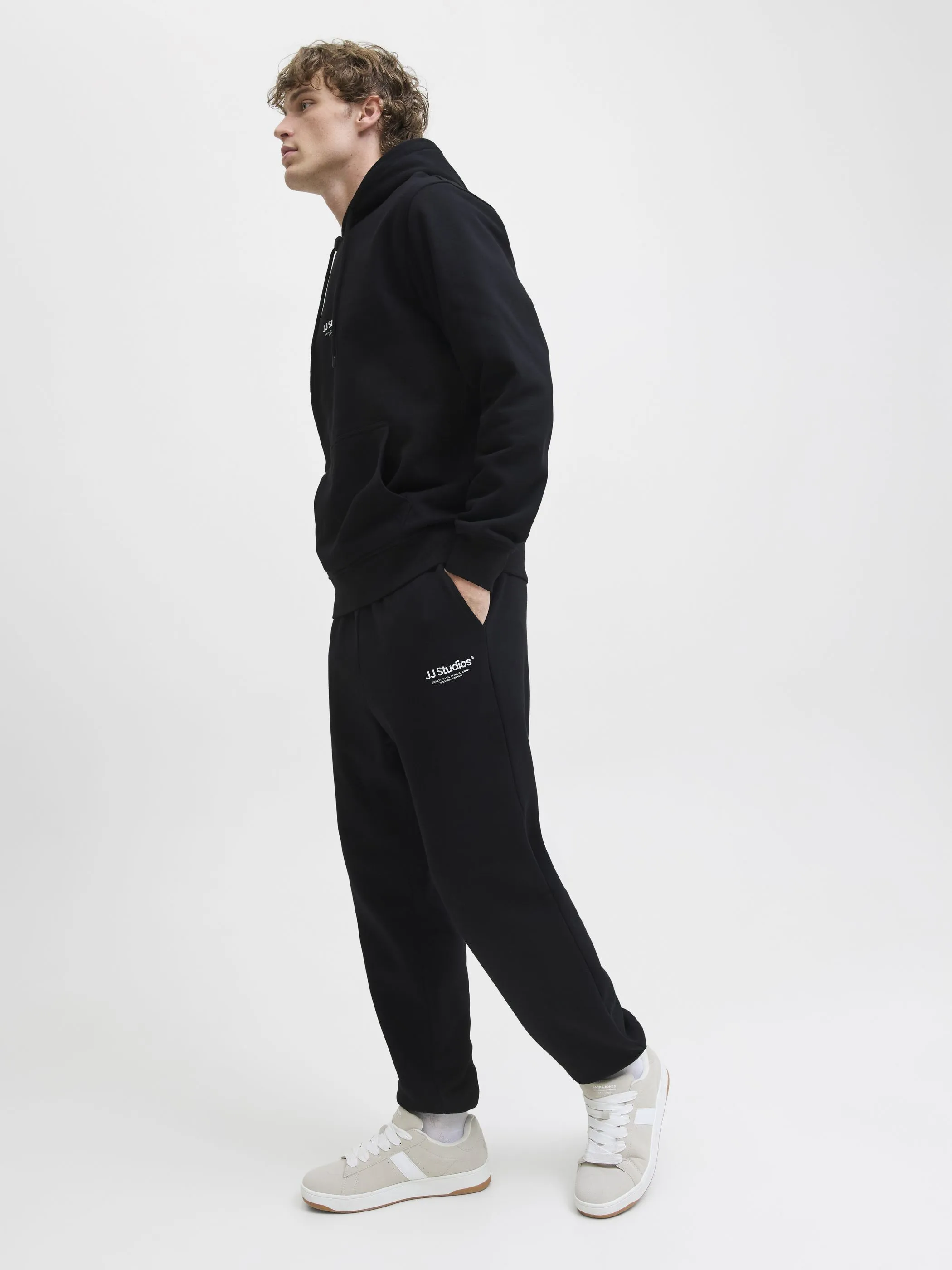 Jack Jones 12278943 JPSTKANE SOHO SWEAT P Schwarz 912313 178012