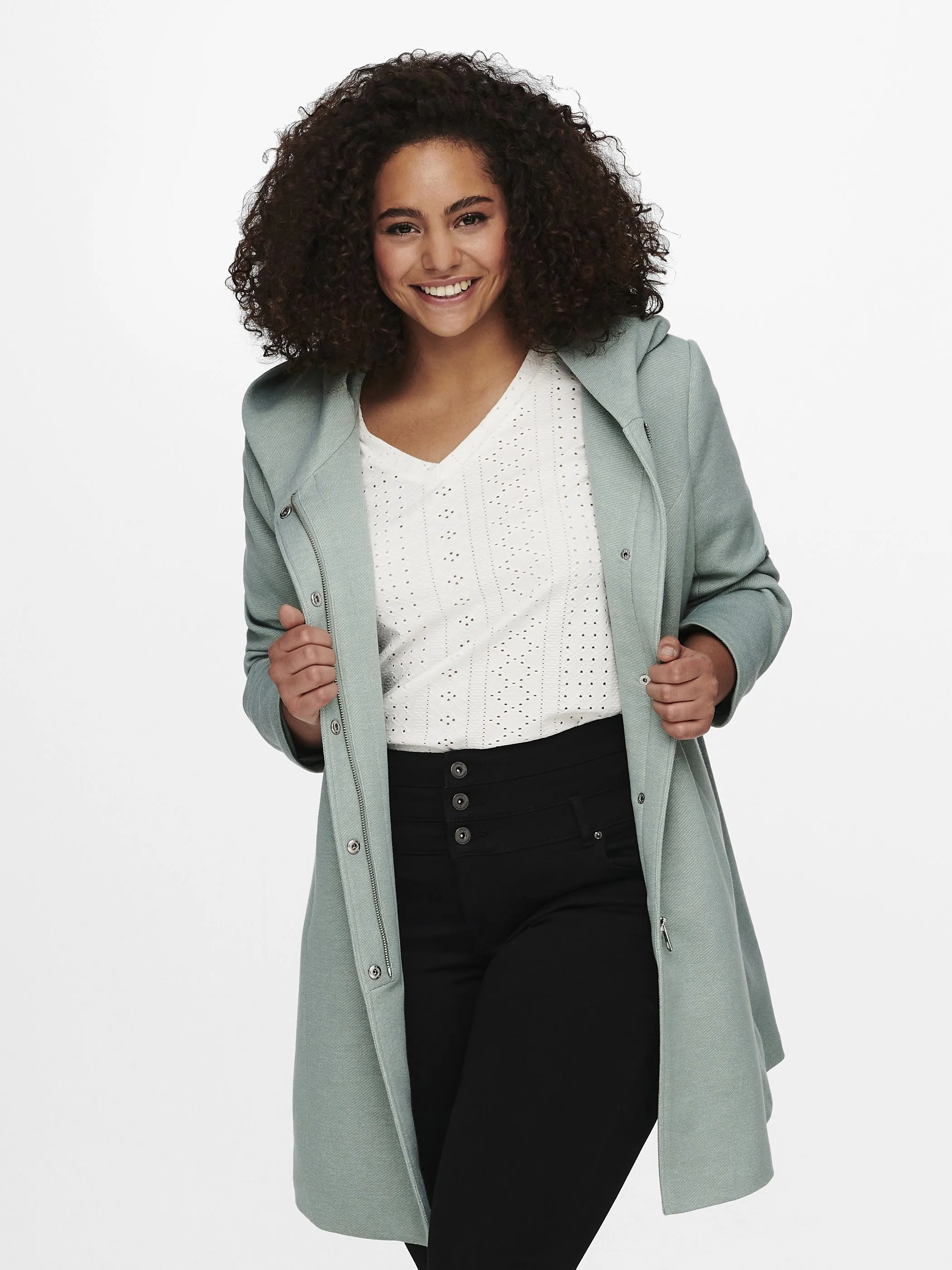 Only Carmakoma 15191768 CARSEDONA LIGHT COAT Braun 837489 190702