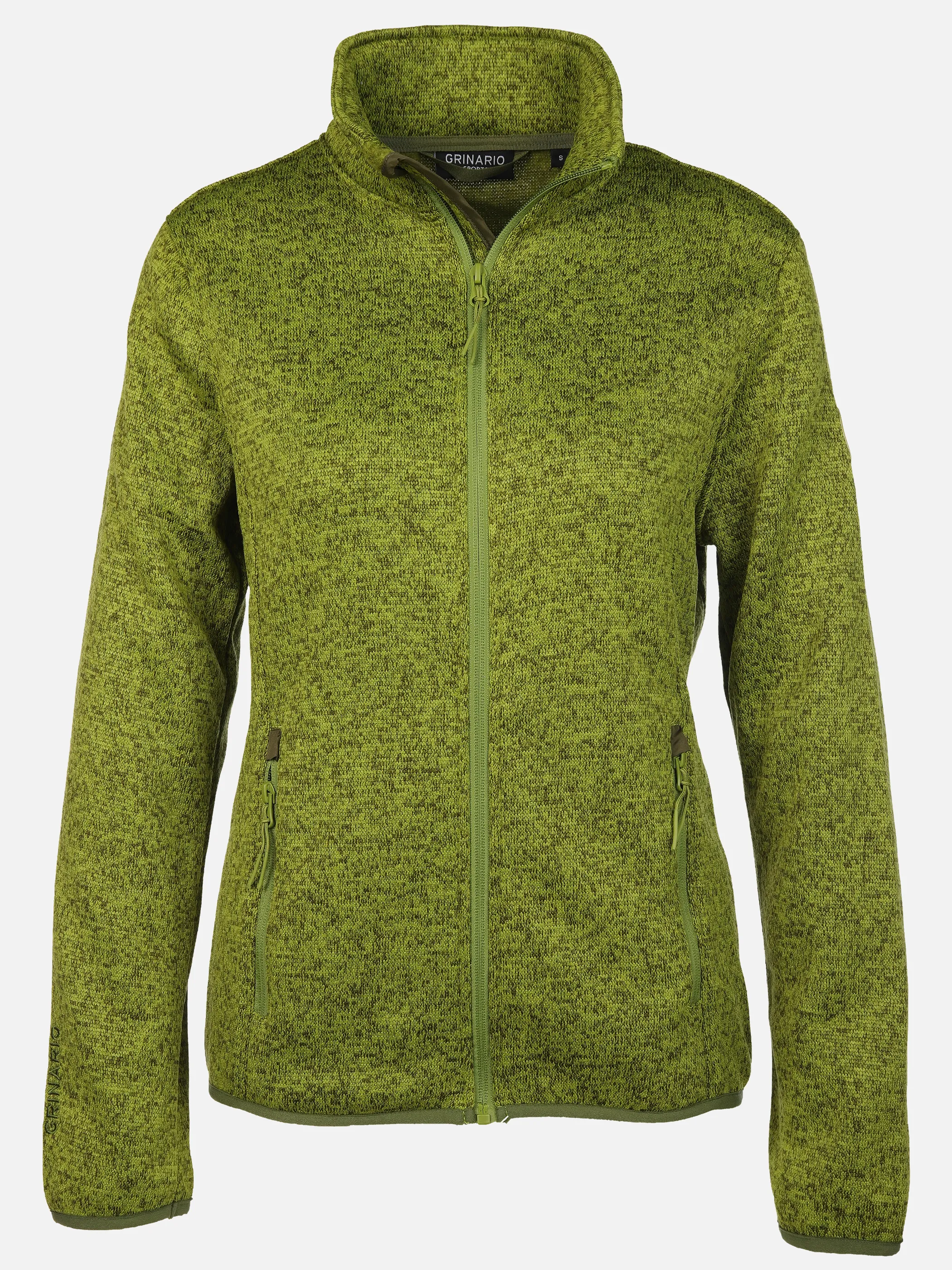 Grinario Sports Da-Fleece Jacke Grün 912657 GREEN MEL. 1