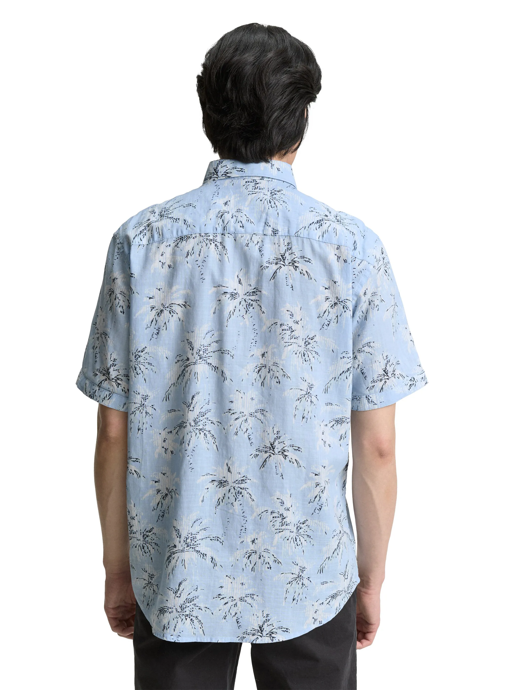 Tom Tailor 1046085 printed shirt Blau 910581 37973 2