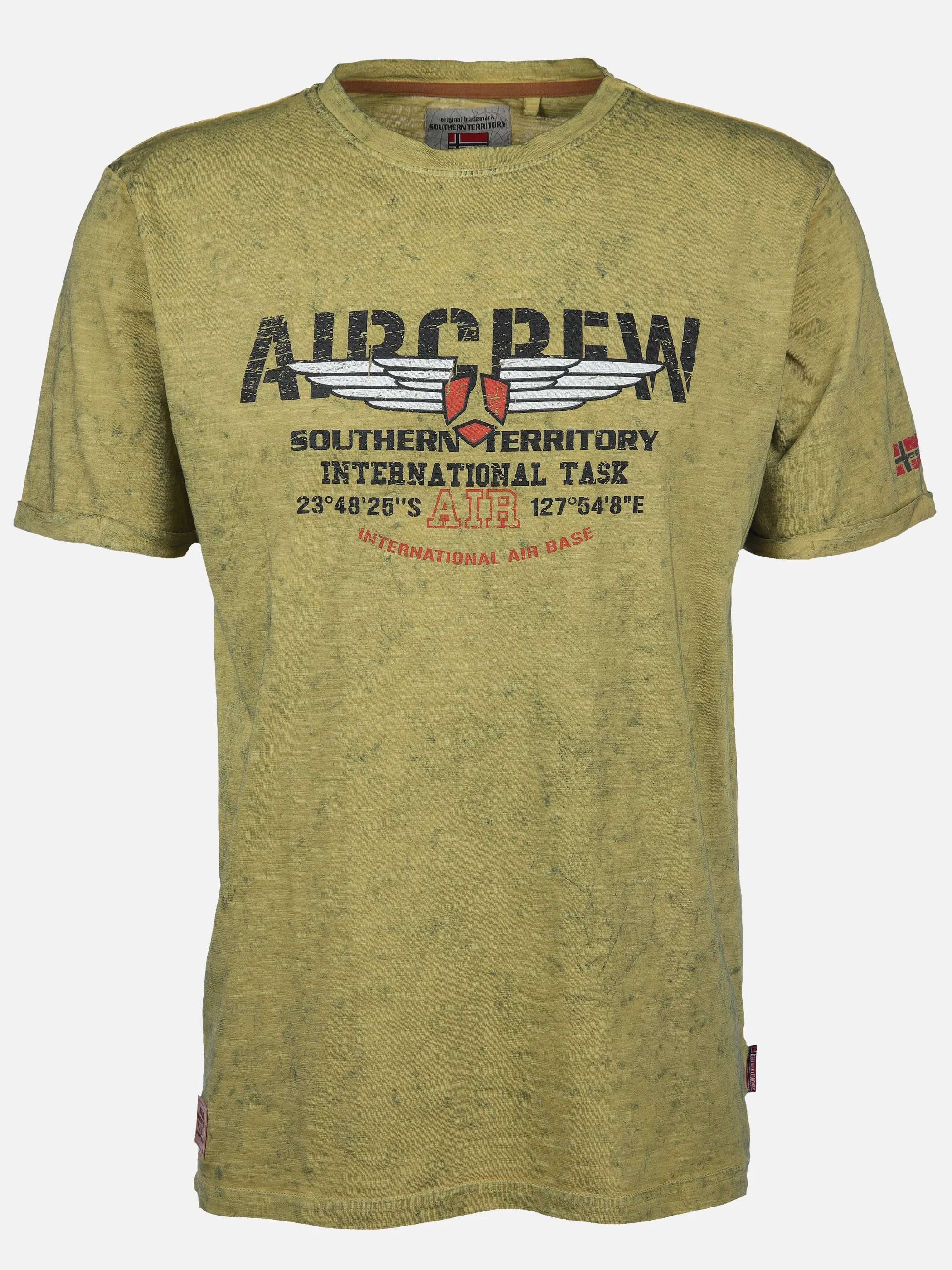Southern Territory He. T-Shirt 1/2 Arm Druck Gelb 904164 LIME 1 Southern Territory He. T-Shirt 1/2 Arm Druck Gelb 904164 LIME 1
