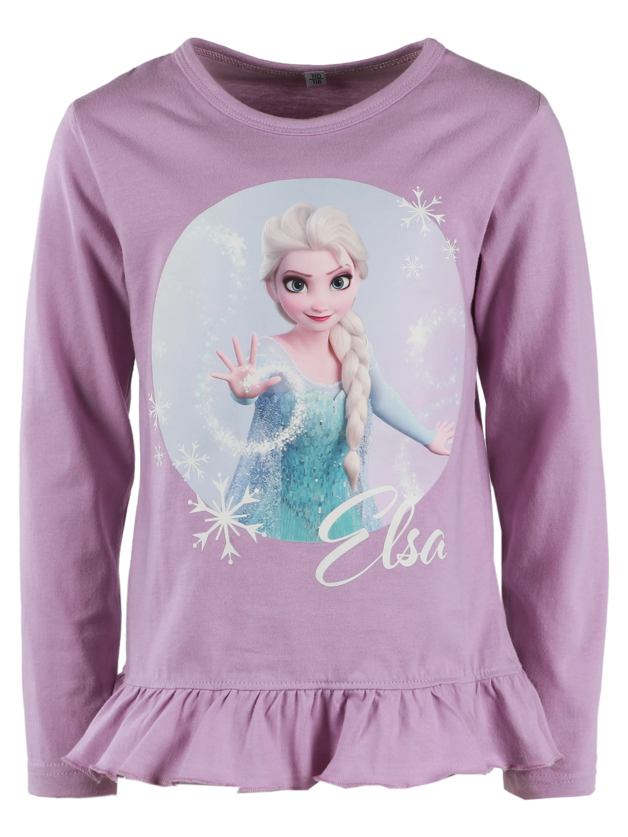 Frozen KM Frozen longsleeve mit Elsa Print in lila Lila 914106 LILA 1