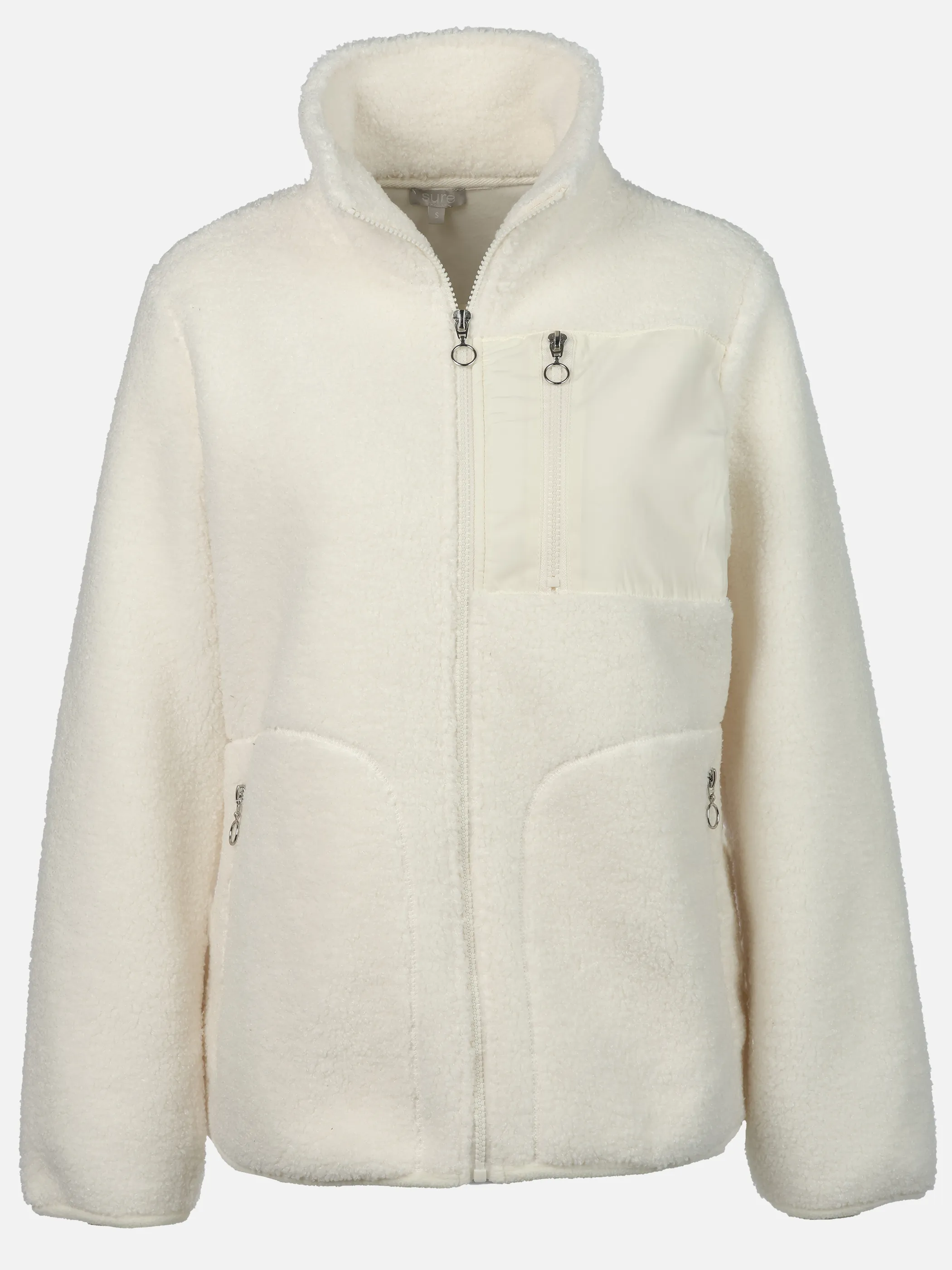 Sure Da-Teddy Cardigan Weiß 913603 MILK 1 Sure Da-Teddy Cardigan Weiß 913603 MILK 1