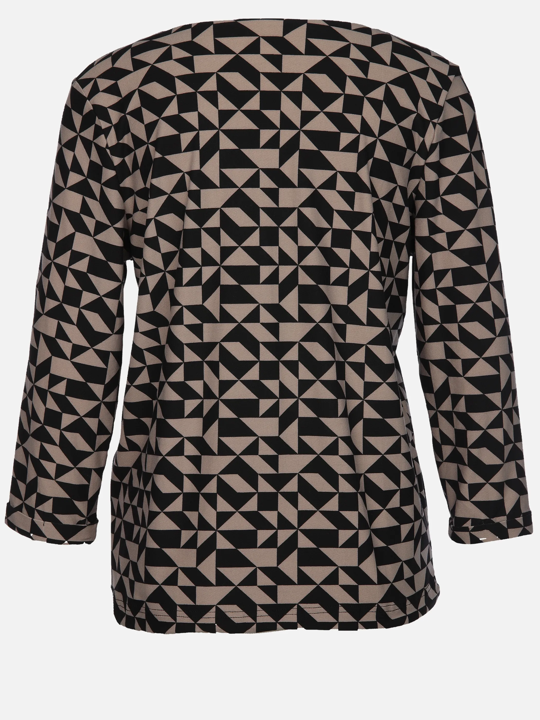 Sure Da-Alloverprint-Shirt Schwarz 912768 TAUPE 2