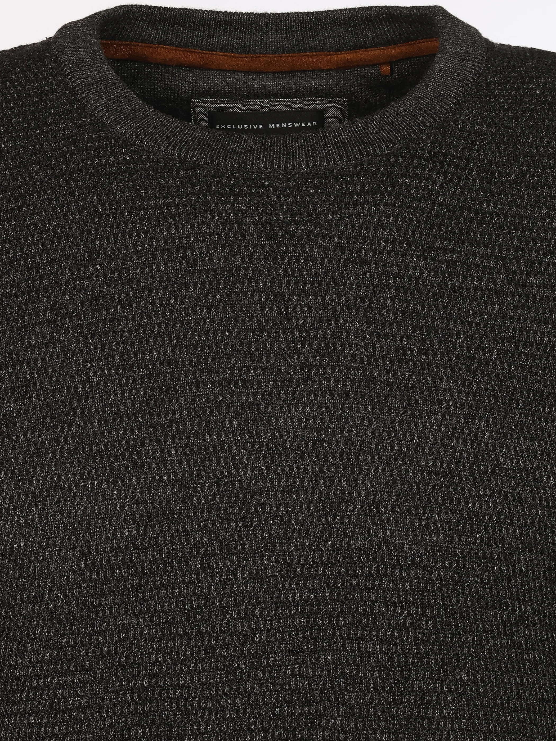 Jim Spencer He. Pullover waffle Grau 929622 ANTHRA 3