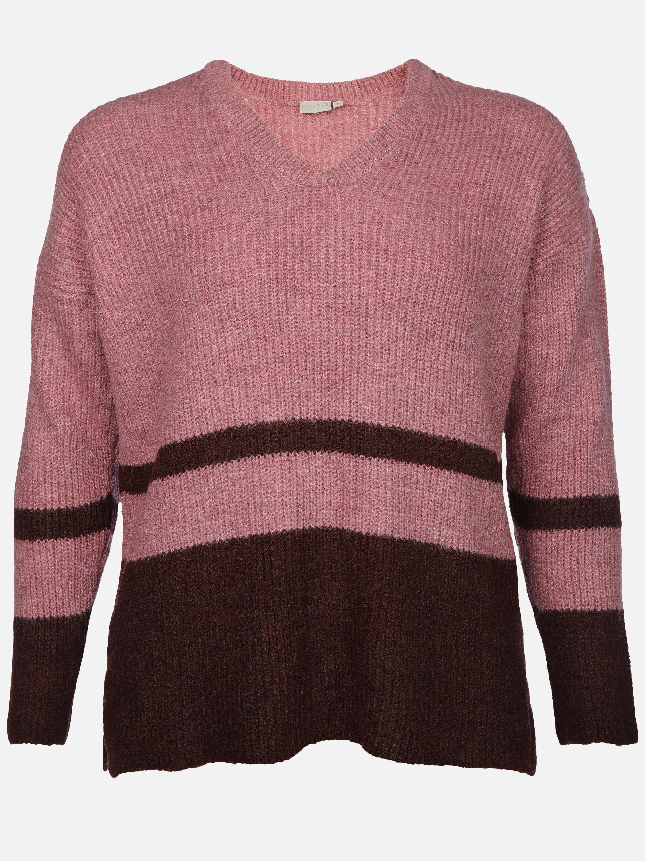 Sonja Blank Da-Pullover V-Ausschnit Lila 919491 LI/FU 1