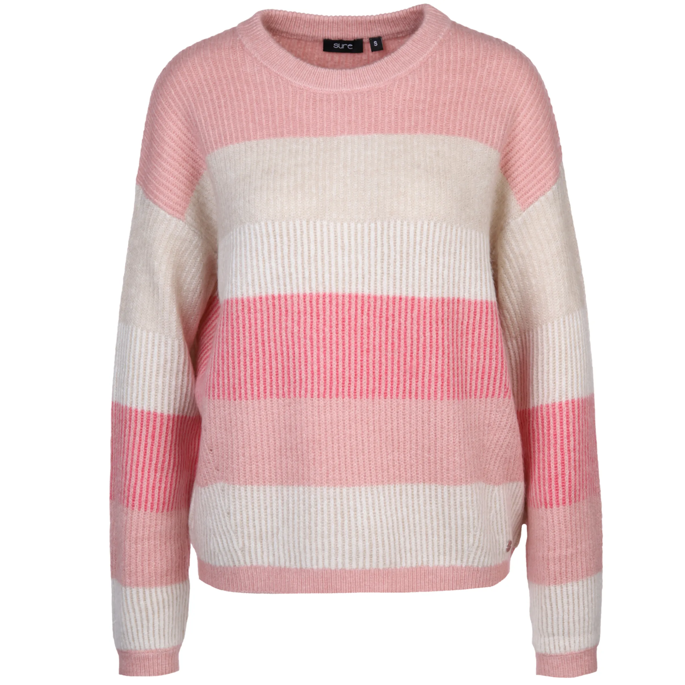 Sure Da-Streifenpullover Pink 882918 PINK 1