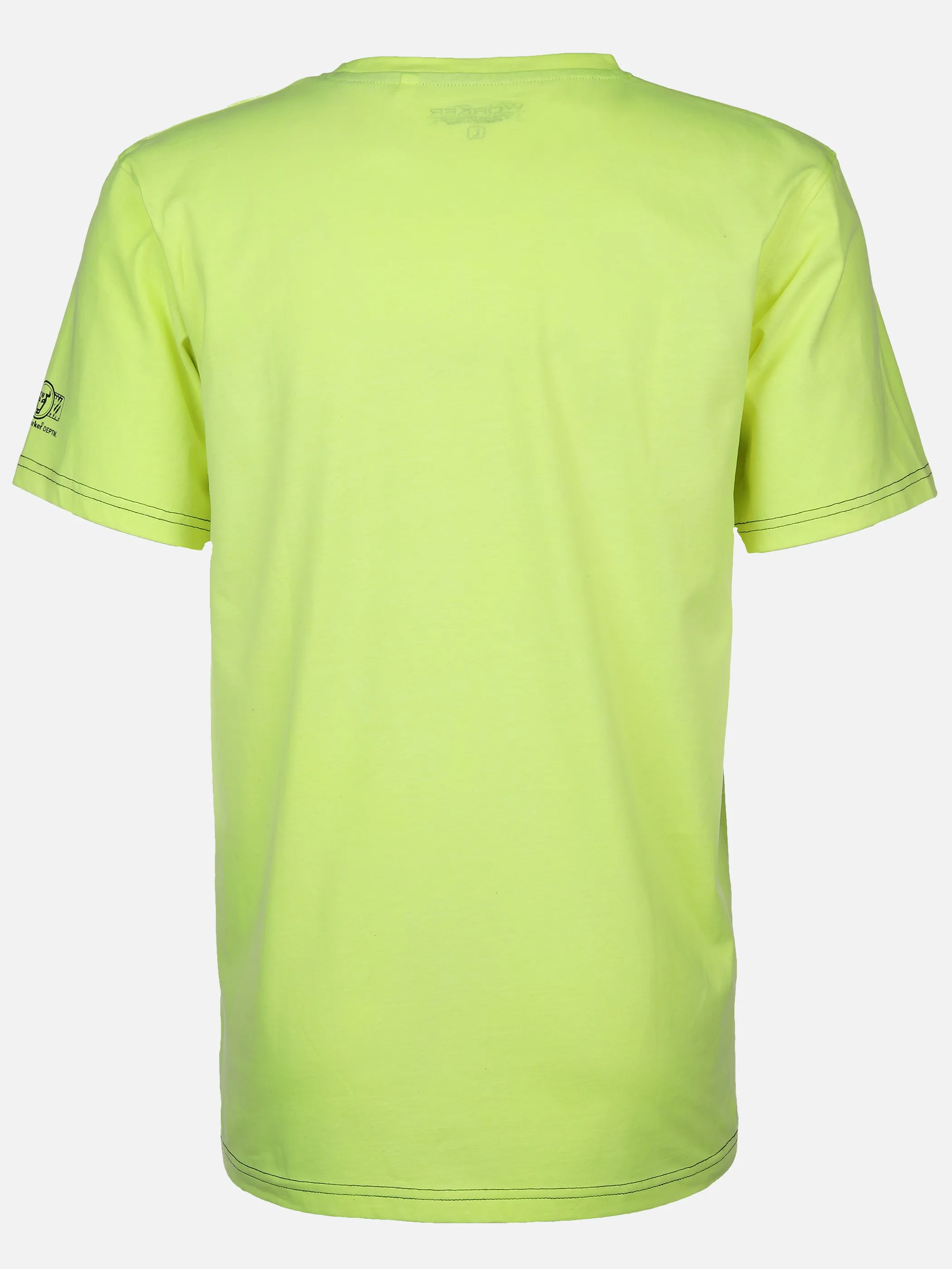 Worker He. T-Shirt 1/2 Arm Sprüche Gelb 889118 NEON YELL 2