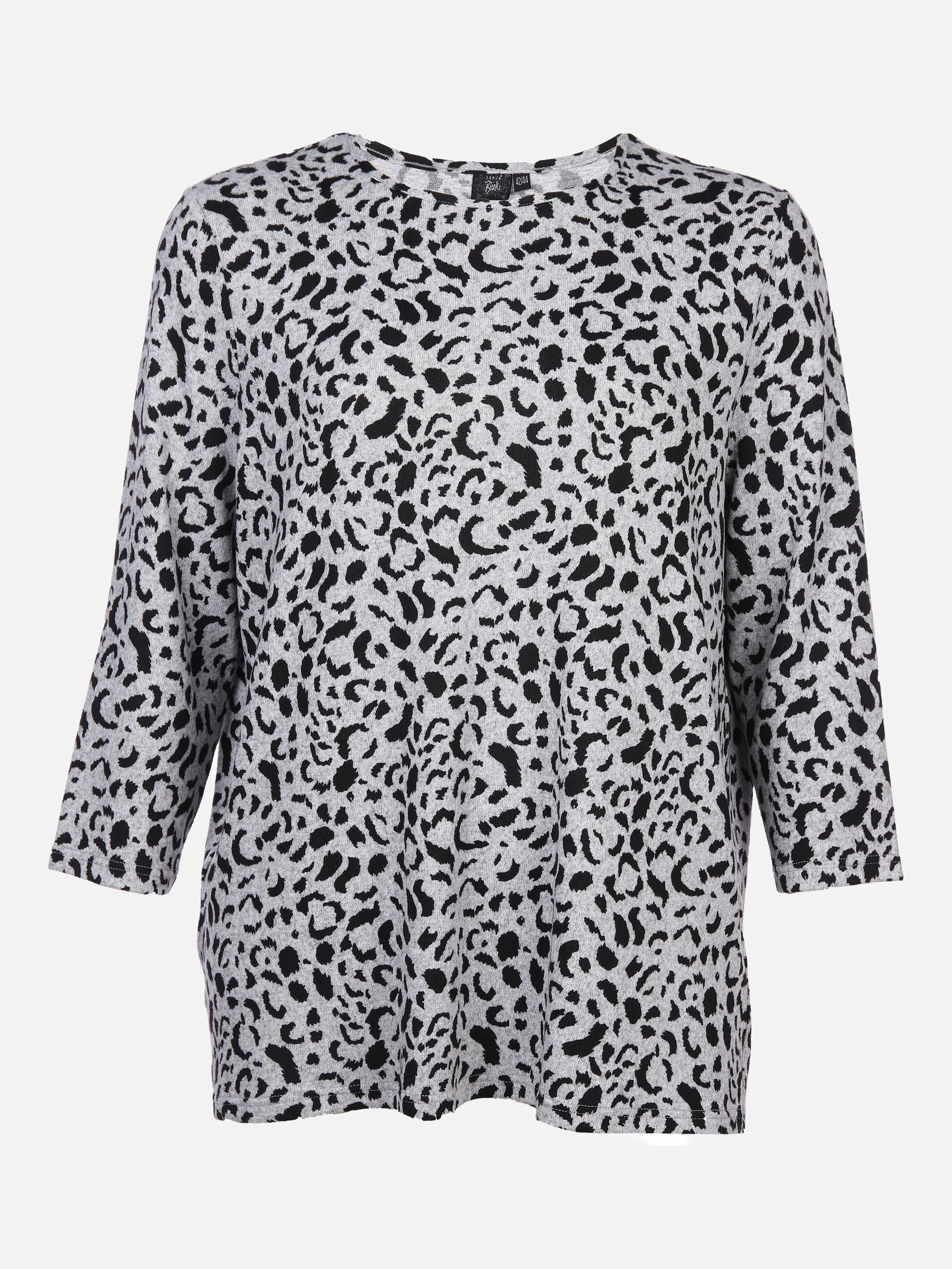 Sonja Blank Da-gr.Gr.Shirt m Alloverprint Grau 867039 GRAU 1