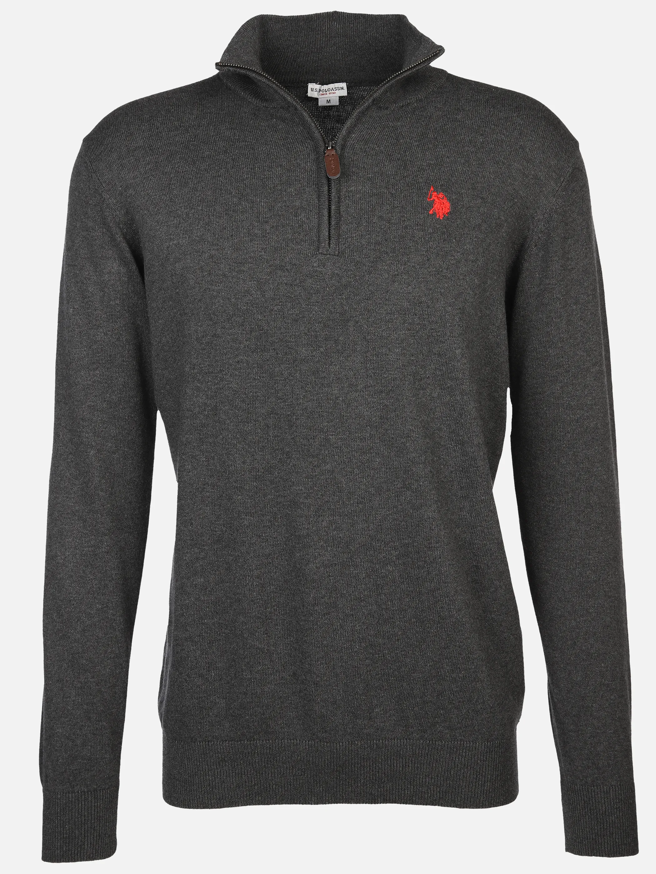 U.S. Polo Assn. He. Stricktroyer Zip Grau 900813 285 ANTHRA 1 U.S. Polo Assn. He. Stricktroyer Zip Grau 900813 285 ANTHRA 1