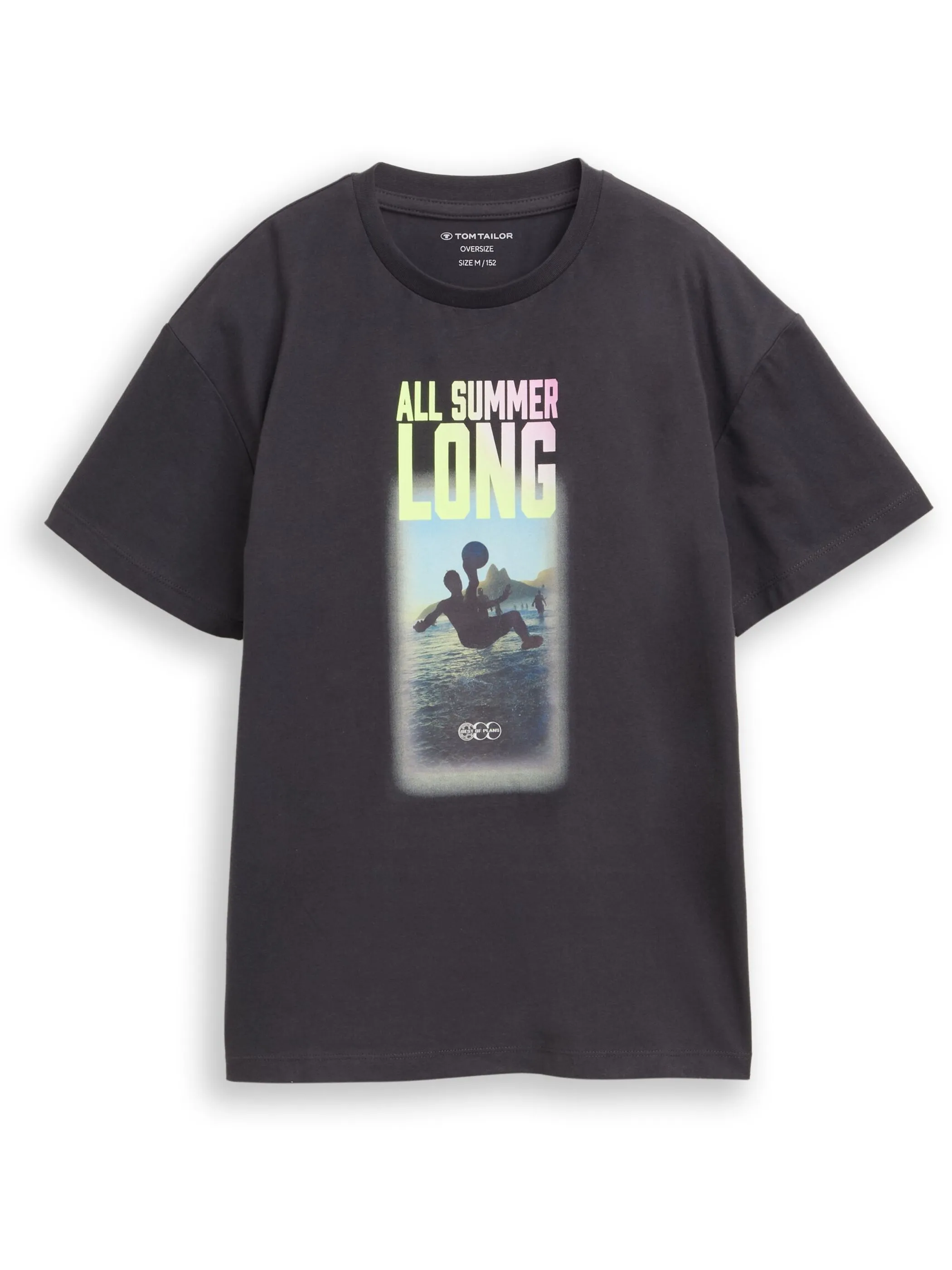 Tom Tailor 1051309 oversize printed T-Shirt Grau 929679 29476 1