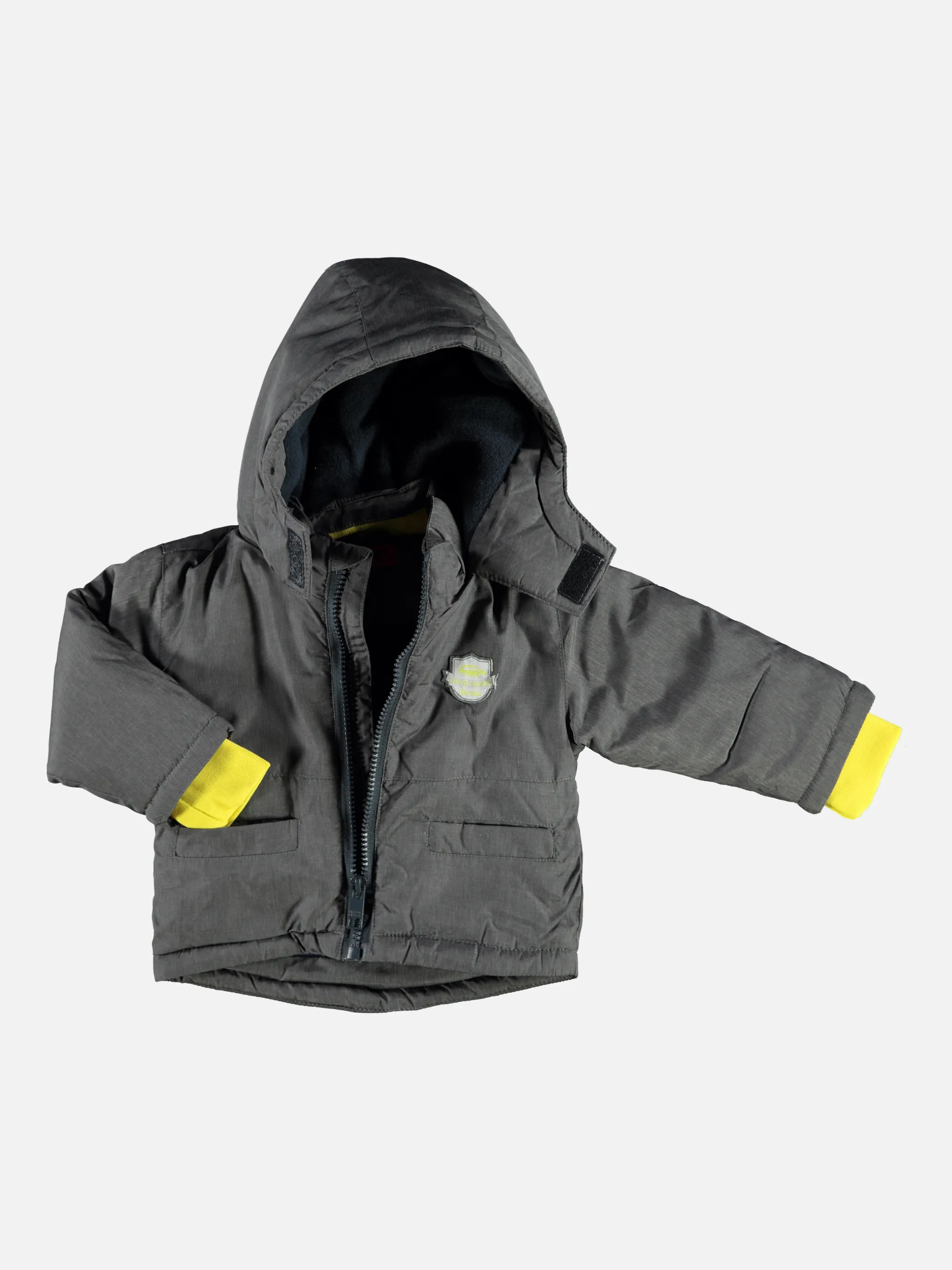 Bubble Gum BB Jacke in d.grau mit gelb Grau 844897 DUNKELGRAU 1 Bubble Gum BB Jacke in d.grau mit gelb Grau 844897 DUNKELGRAU 1