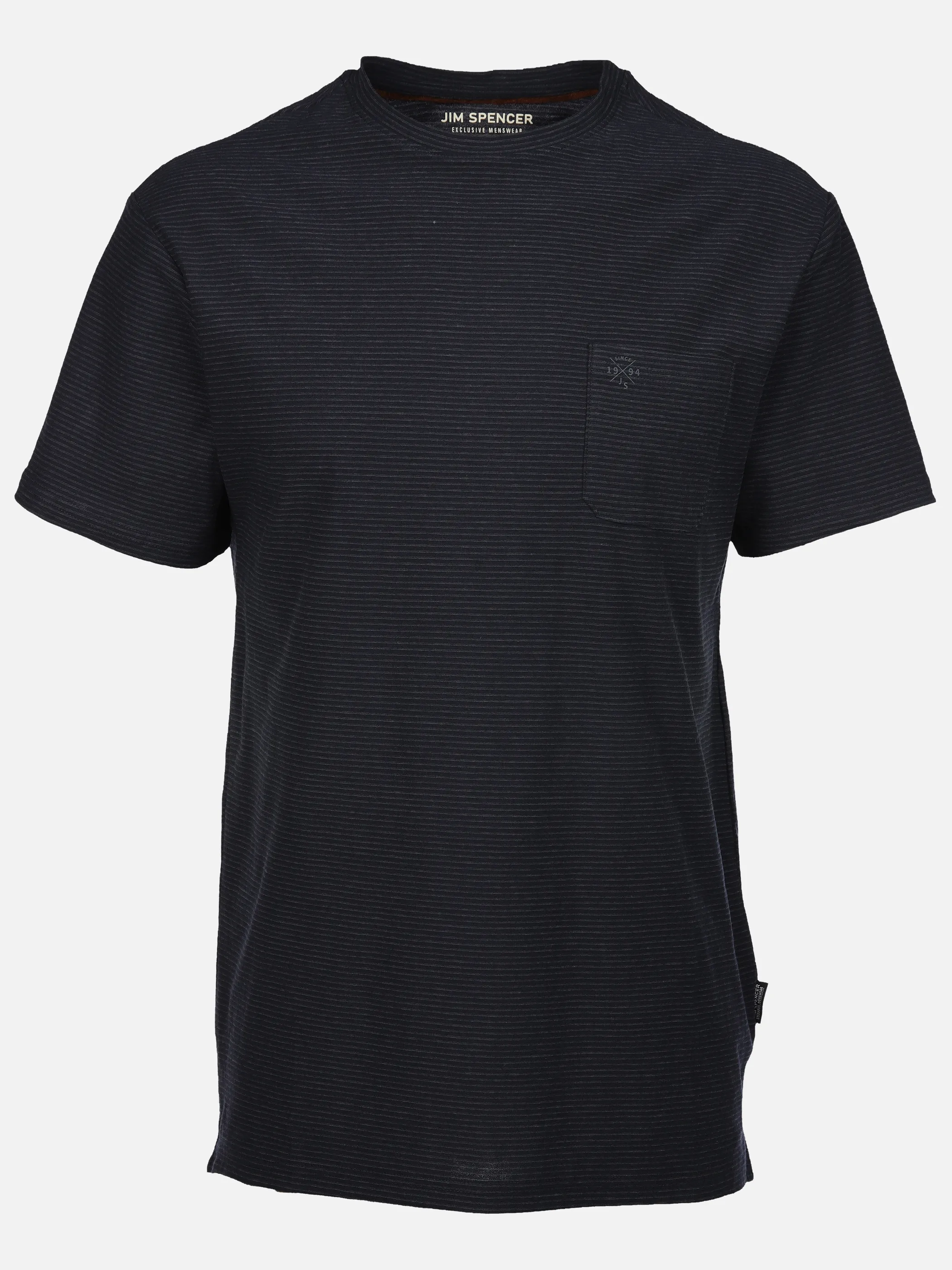 Jim Spencer He. T-Shirt 1/2 Arm grindle Blau 910839 NAVY 1