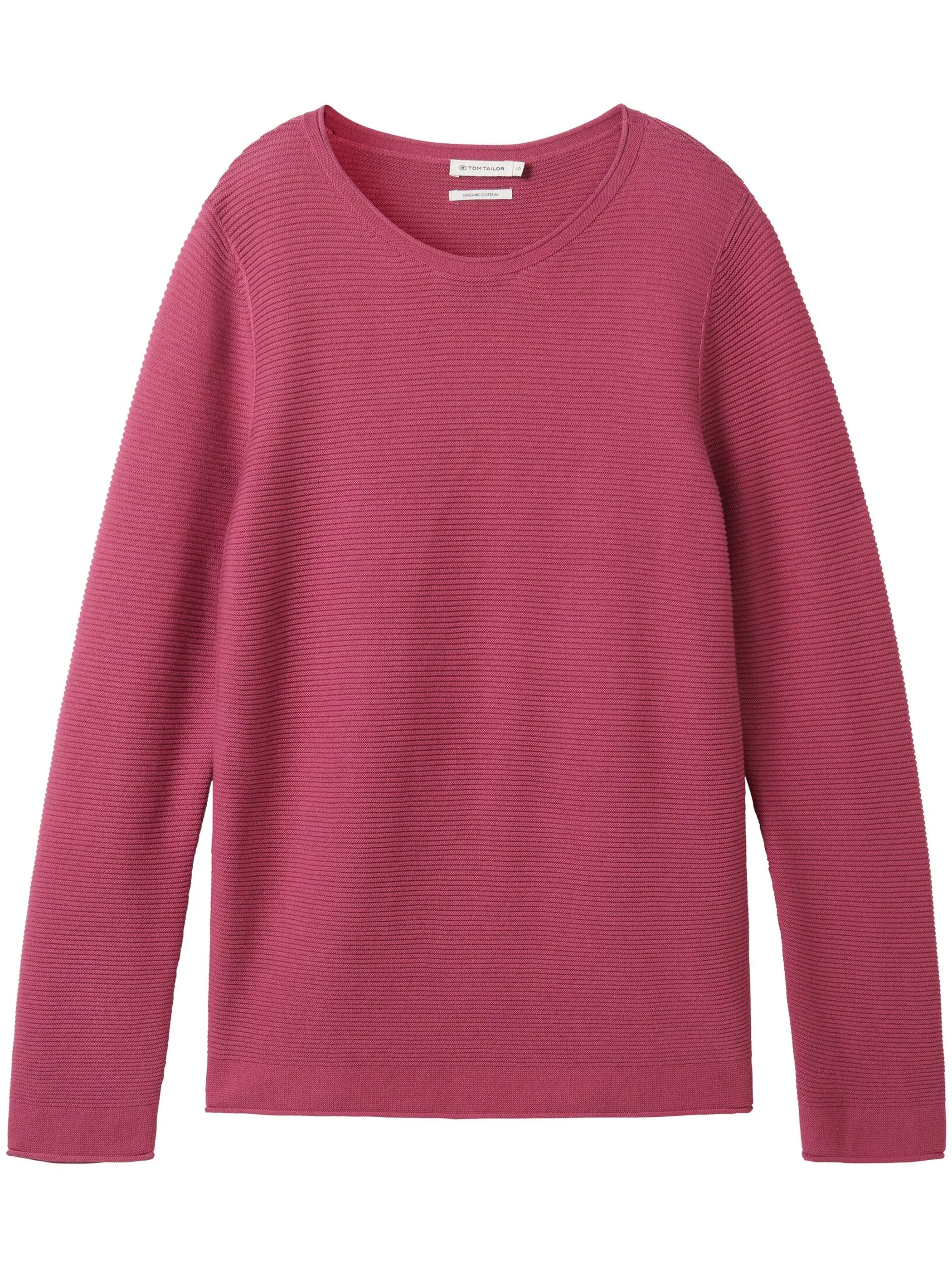 Tom Tailor 1016350 NOS sweater new ottoma Pink 827729 16348 1 Tom Tailor 1016350 NOS sweater new ottoma Pink 827729 16348 1