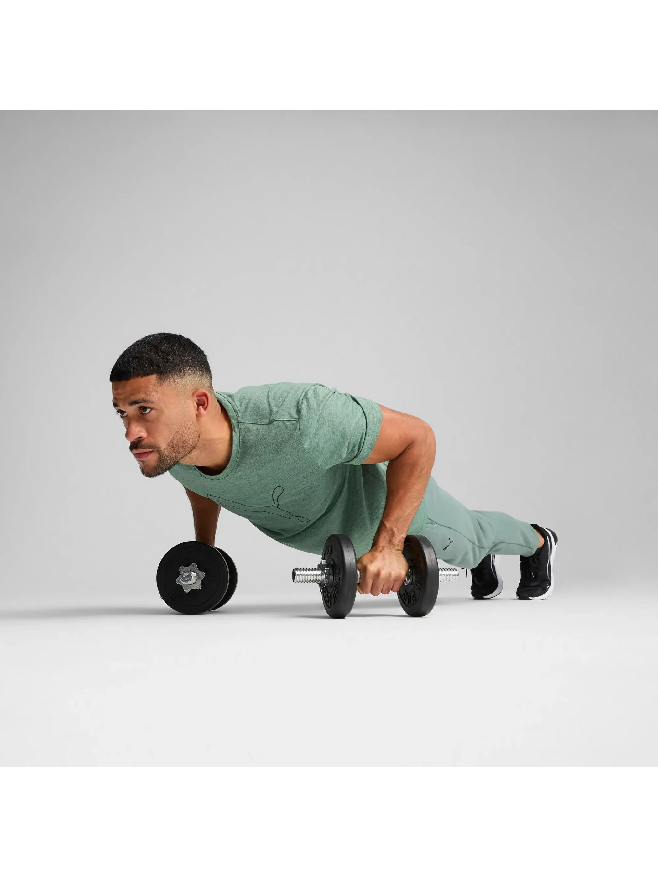 Puma 525907 He-T-Shirt Heather Cat ESSENTIAL Grün 904555 0030 5 Puma 525907 He-T-Shirt Heather Cat ESSENTIAL Grün 904555 0030 5