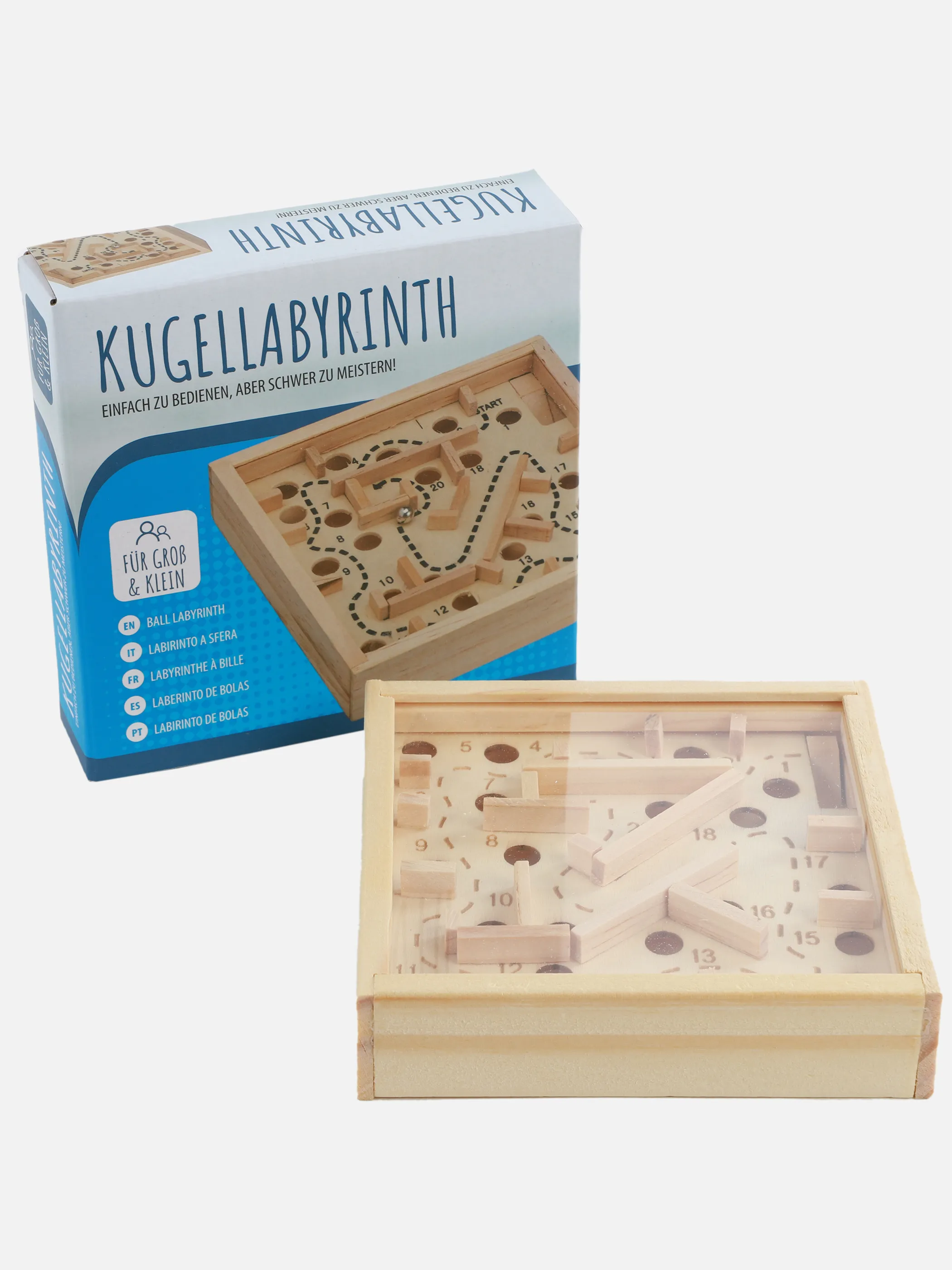 Spielzeug Kugellabyrinth 12x12 Braun 909059 BRAUN 1
