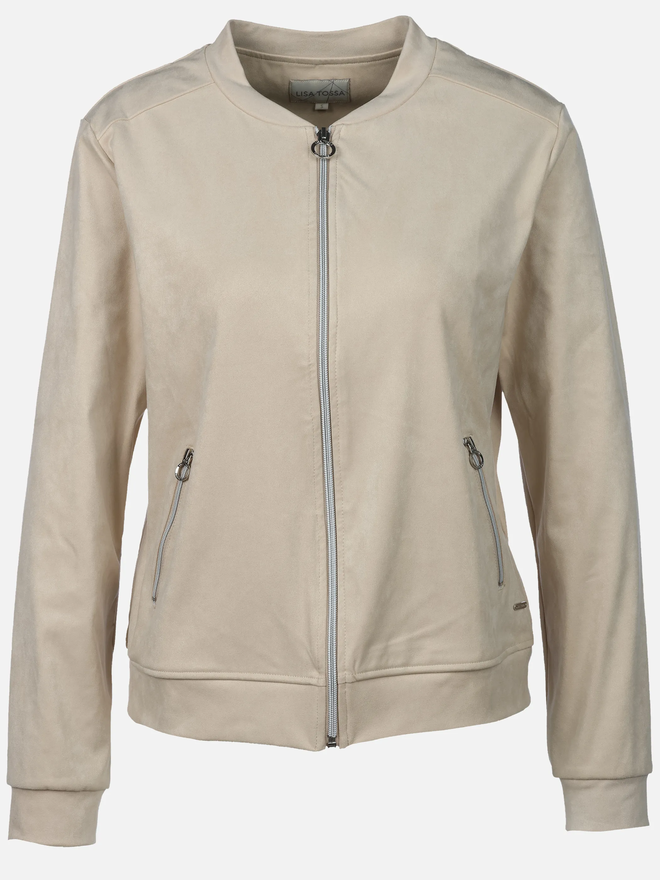 Lisa Tossa Da-Blouson in Veloursleder Opt Beige 924188 BEIGE 1