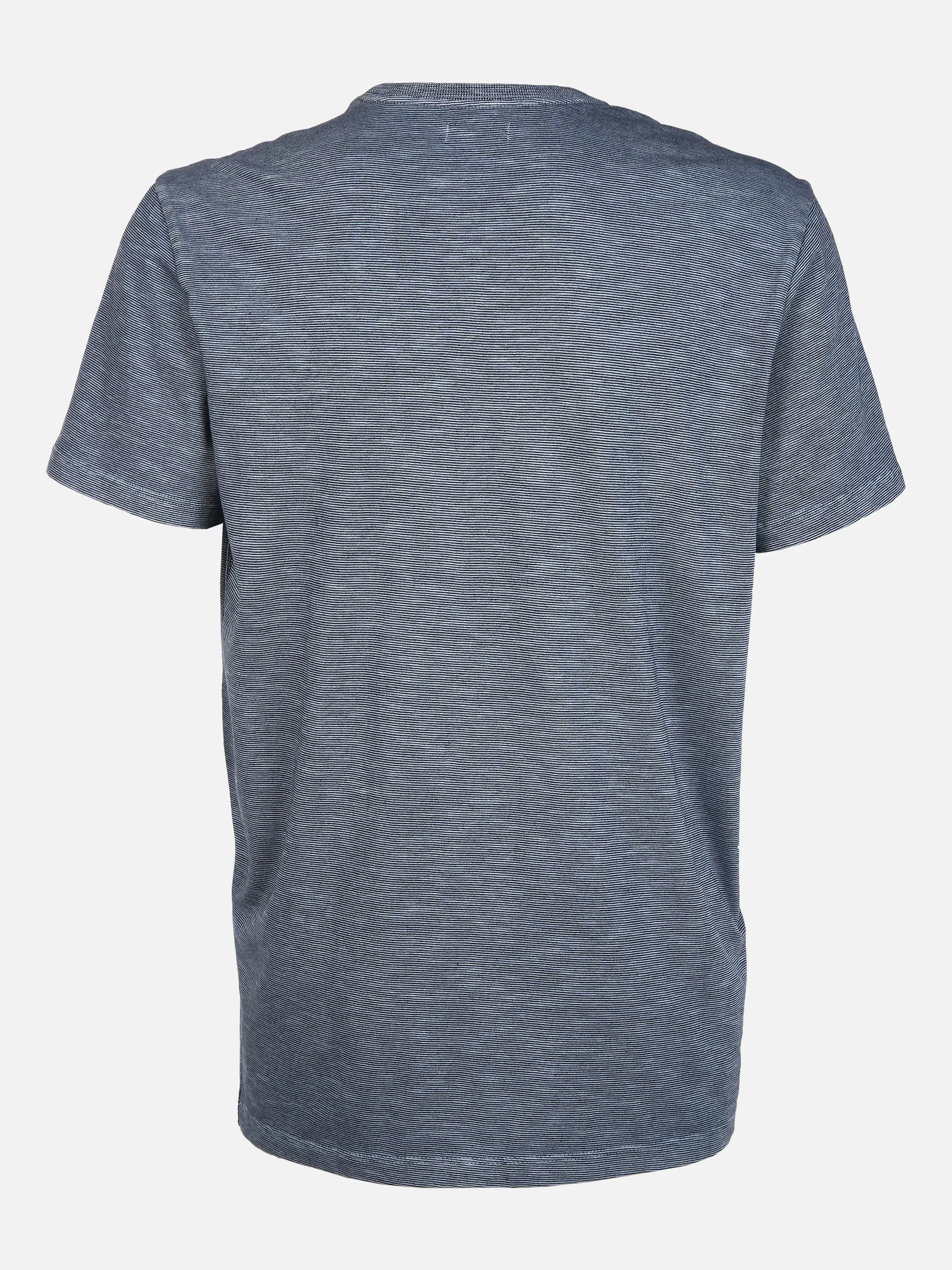 Tom Tailor 1025428 striped t-shirt with o Blau 850235 20561 2