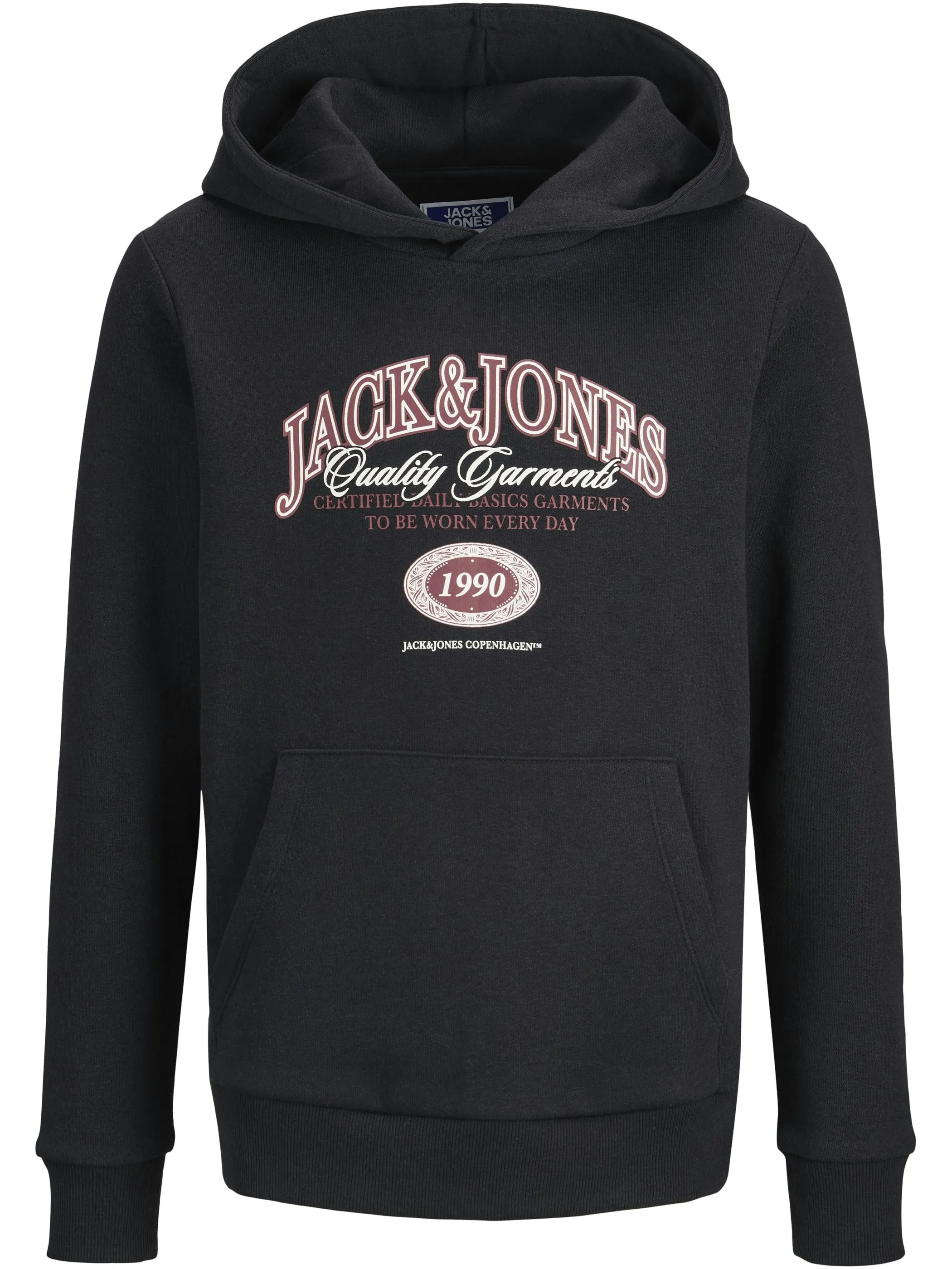 Jack&Jones Junior 12289751 JJARI BRANDING SWEAT Schwarz 918392 178012 1