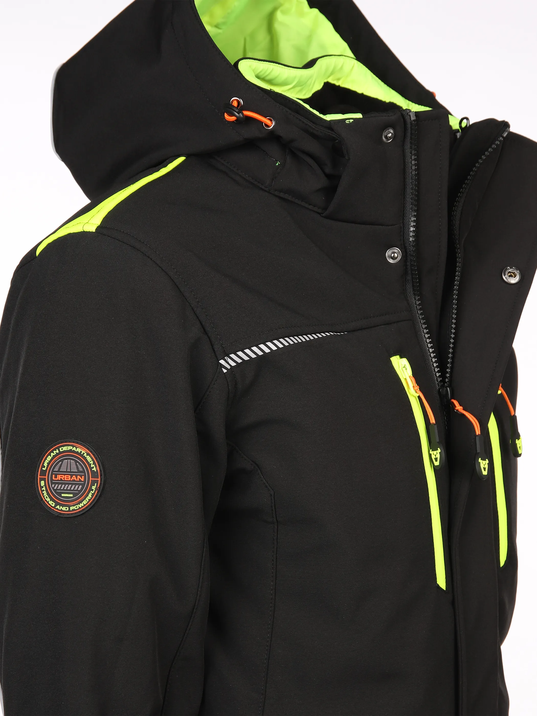 Worker He. 3in1 Funktionsjacke wattiert Schwarz 889306 SCHWARZ 4