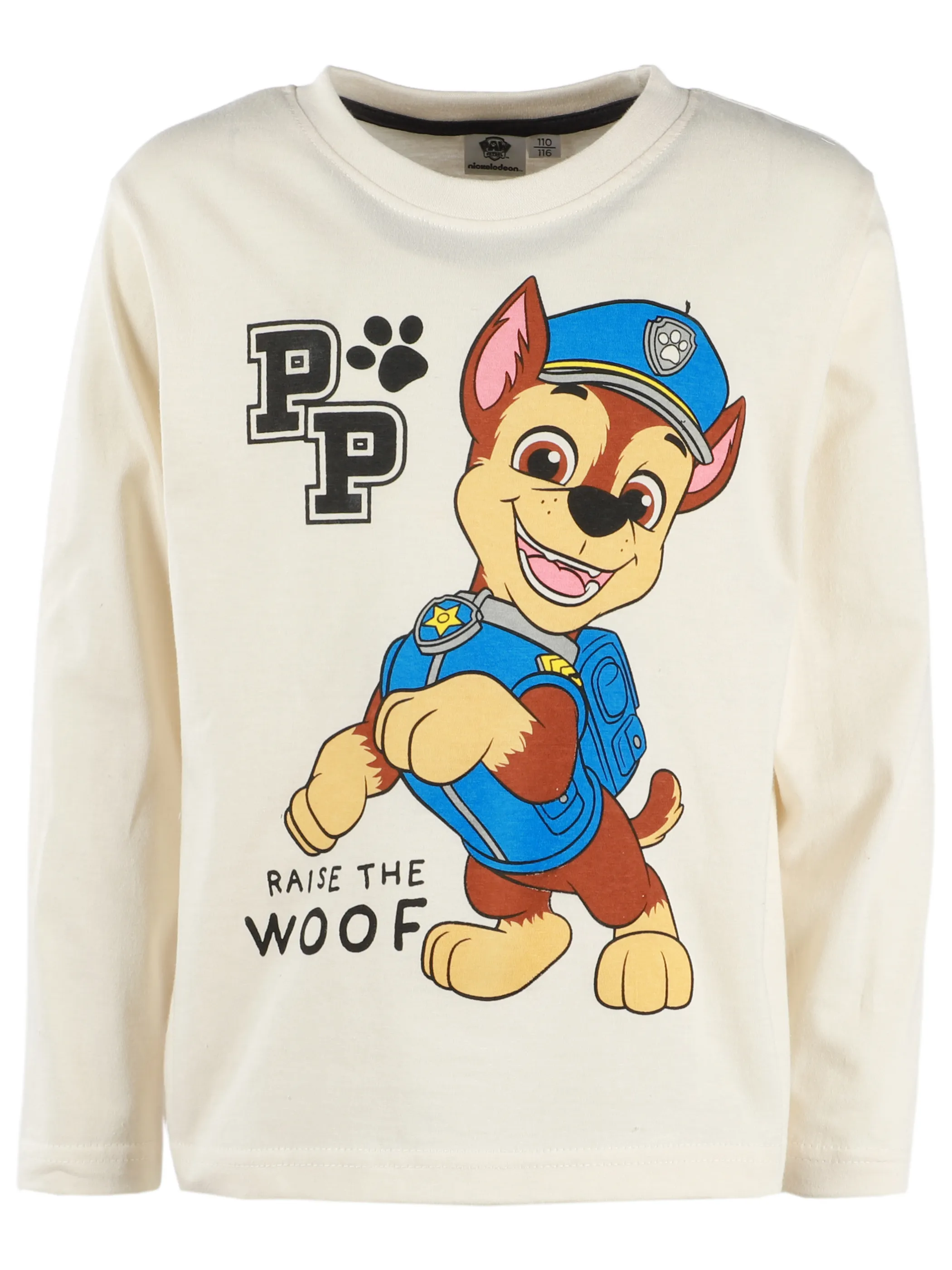 PAW Patrol KJ Longsleeve Shirt mit Paw Patrol Print in beige Beige 914099 BEIGE 1
