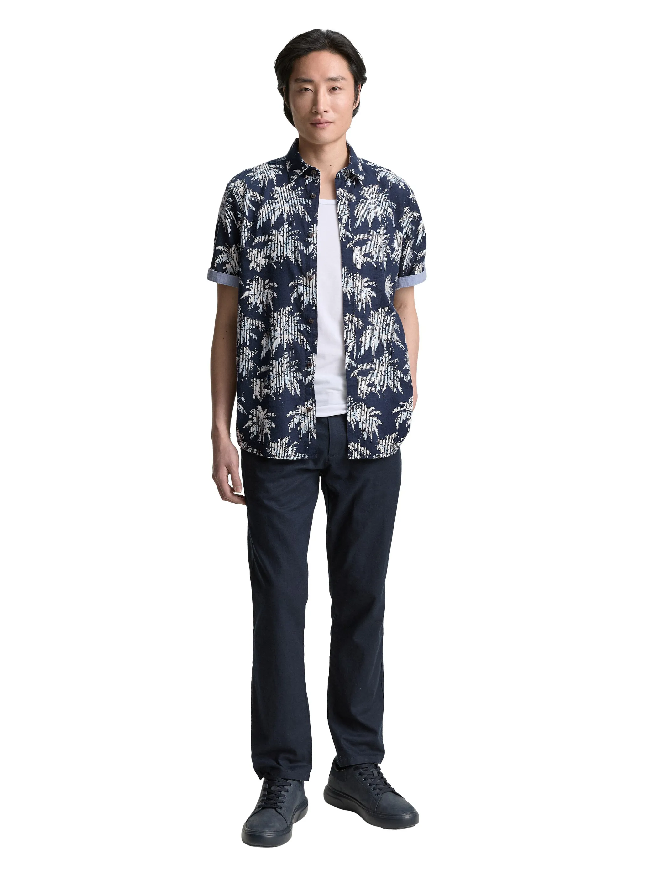 Tom Tailor 1046085 printed shirt Blau 910581 37972 4