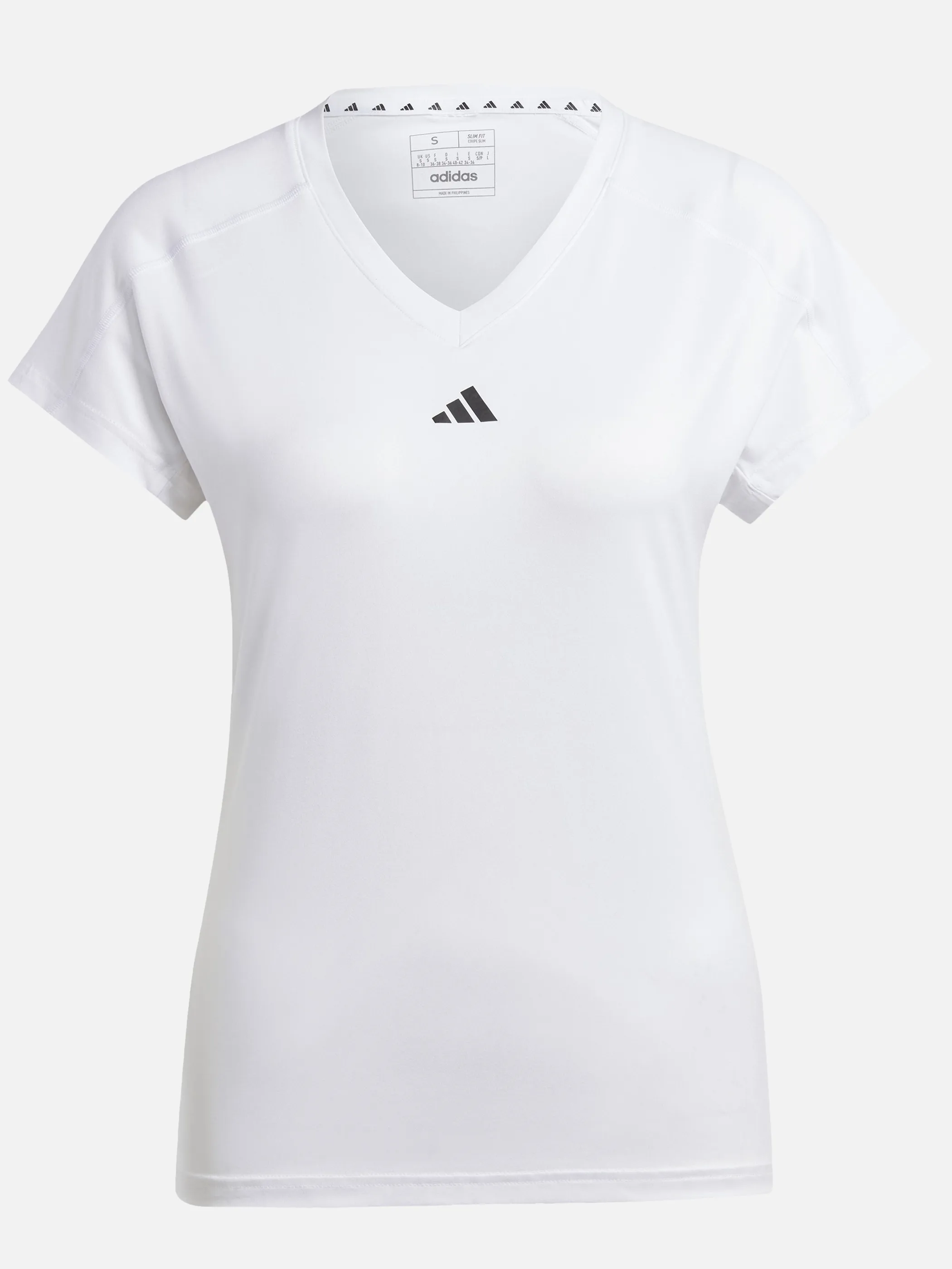 Adidas HR7878 Da-T-Shirt V-Neck weiß Weiß 904885 000 1 Adidas HR7878 Da-T-Shirt V-Neck weiß Weiß 904885 000 1