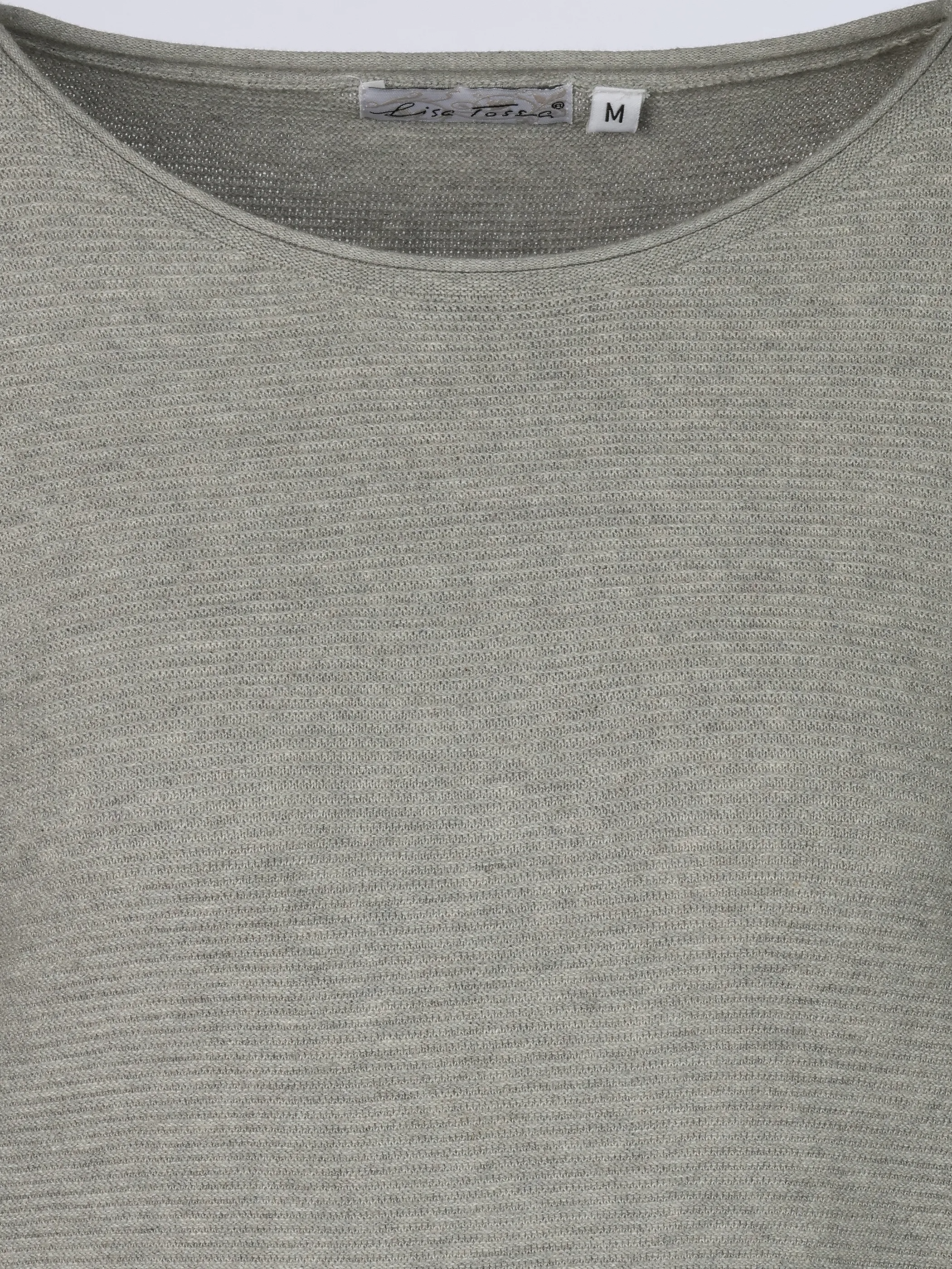 Lisa Tossa Da-Strukturpullover Silber 912694 HG 3
