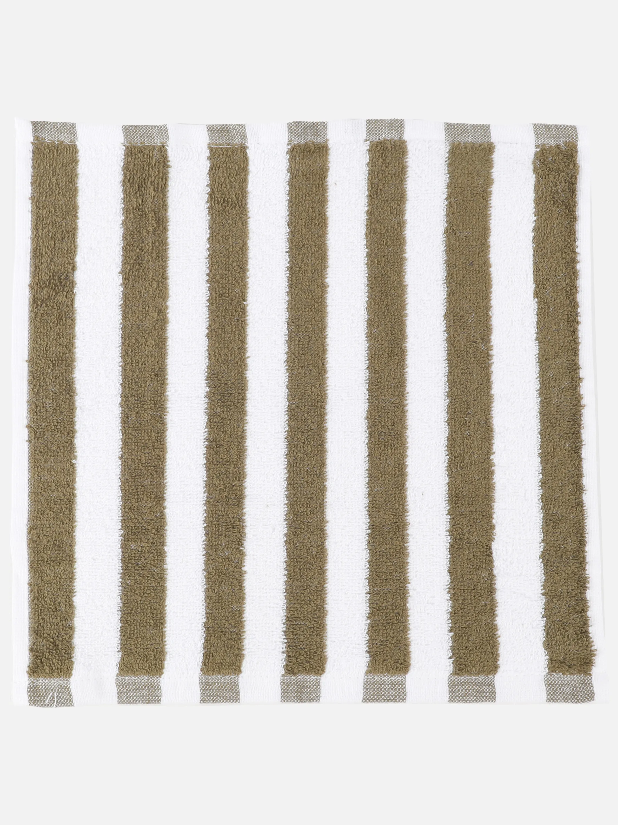 Dream House Gesichtstuch gestreift 30x30 Grün 919677 MOSS 1