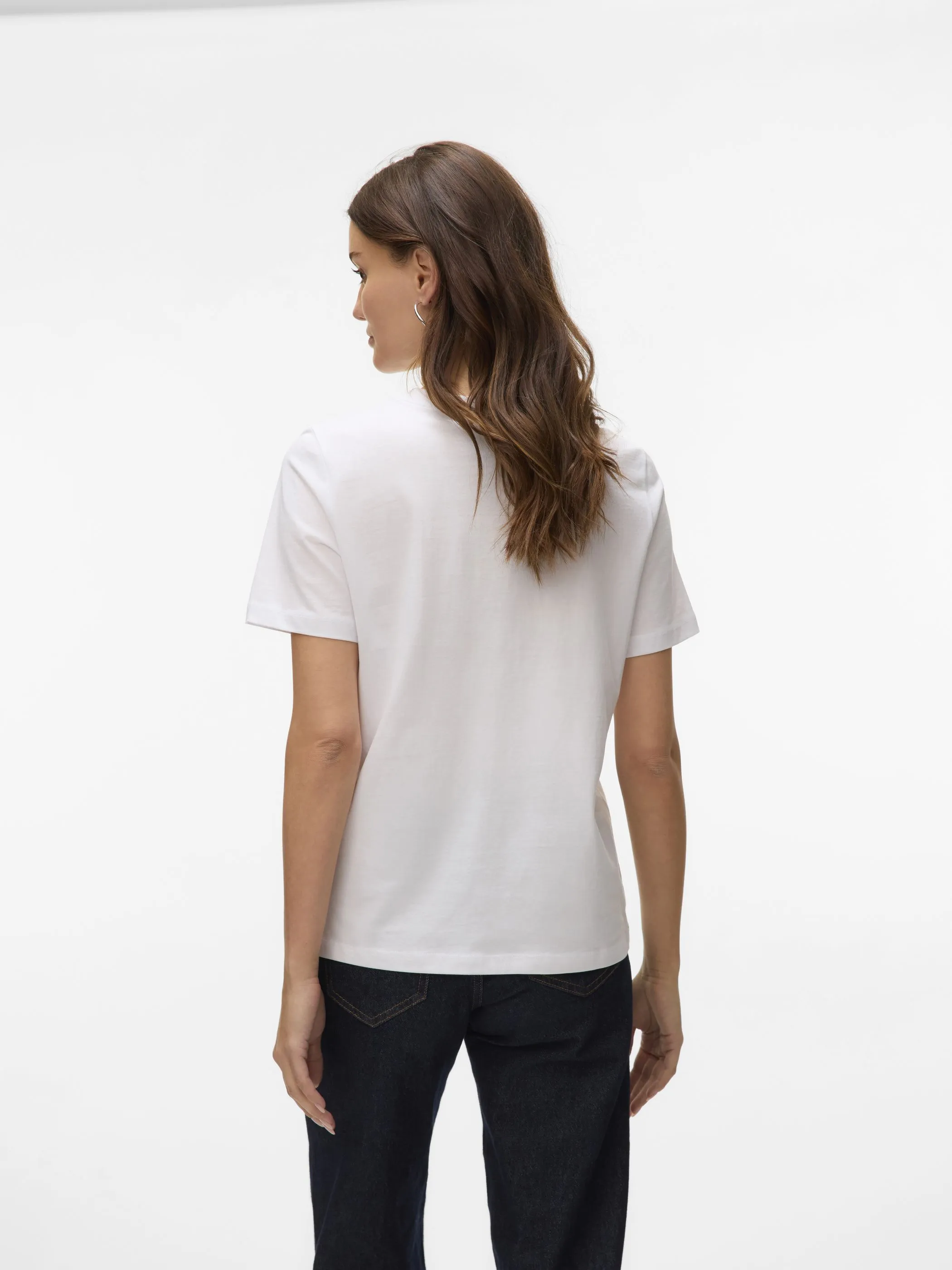 Vero Moda 10316991 VMPAULINA SS T-SHIRT Weiß 913155 175683005 3