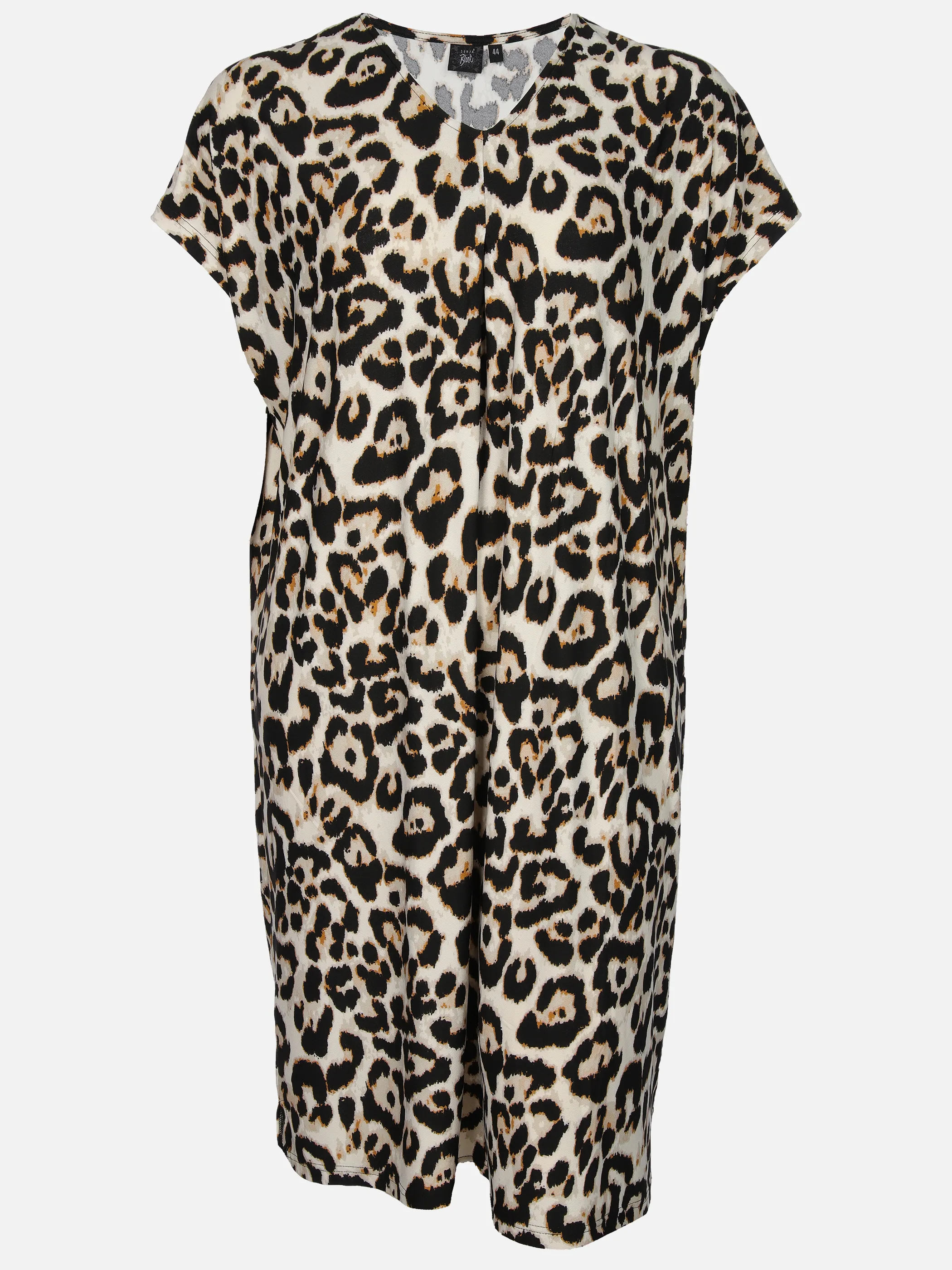 Sonja Blank Da-gr.Gr. Jersey Kleid Beige 908109 LEO 1