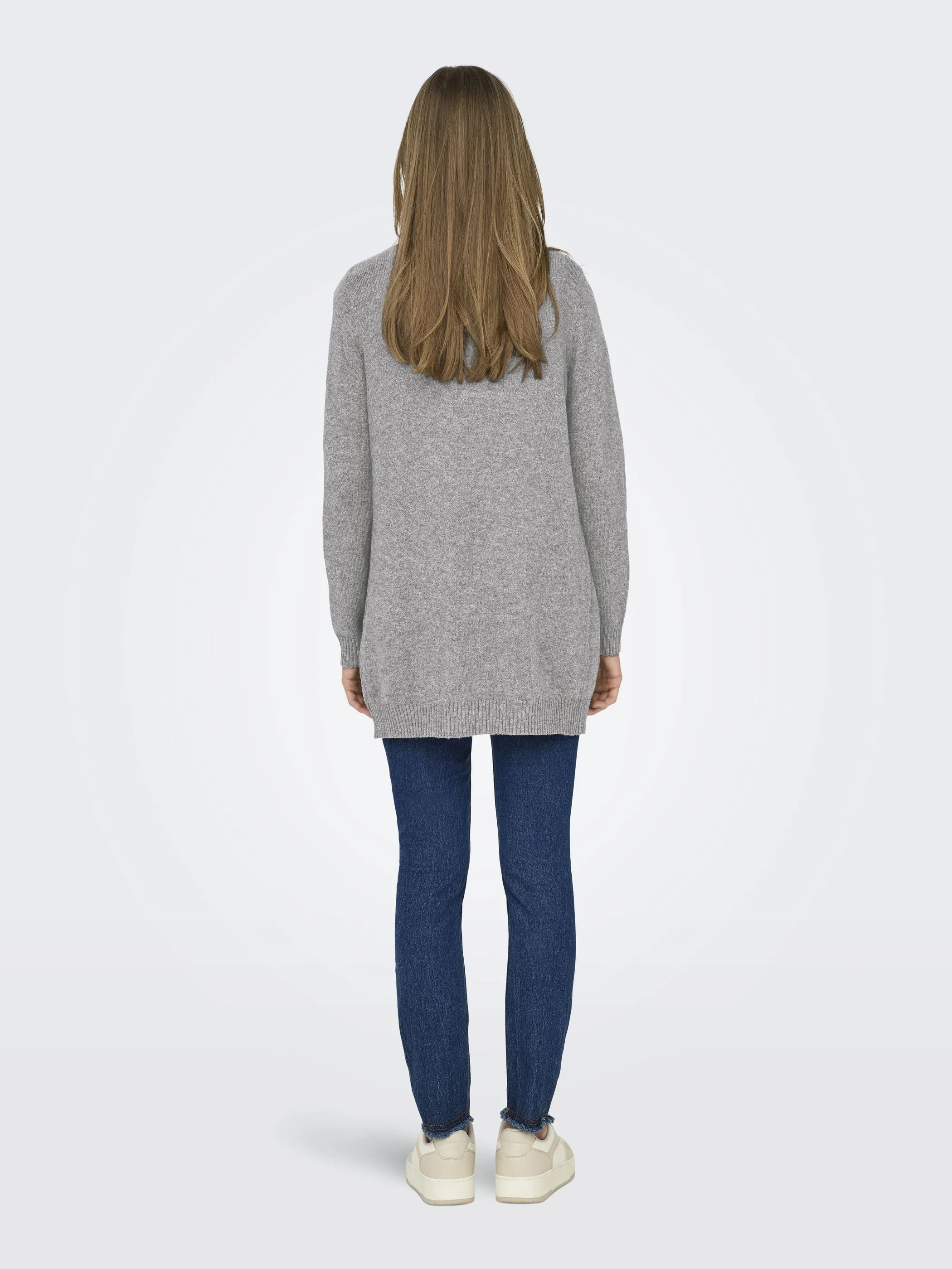 Only 15174274 ONLLESLY L/S OPEN CAR Grau 827401 292096001 5