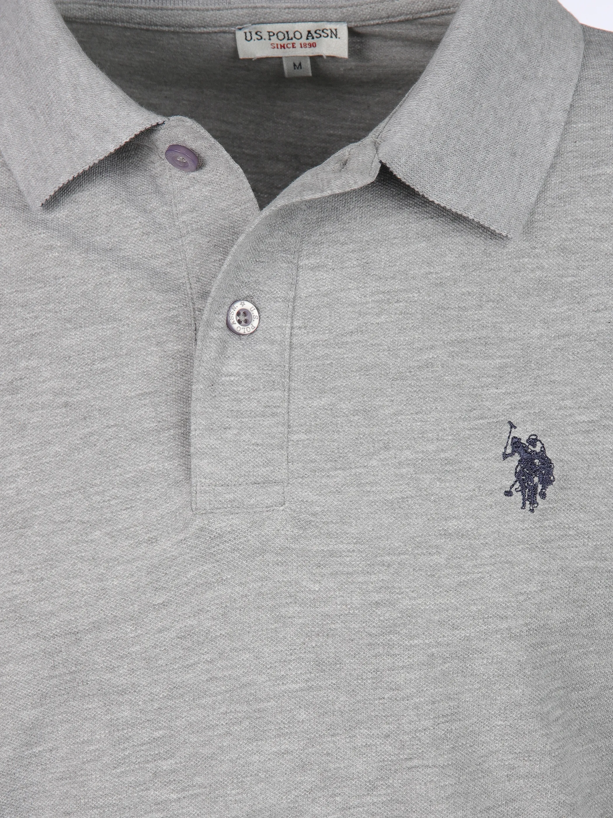 U.S. Polo Assn. He. Poloshirt 1/1 Arm Grau 911146 282 3 U.S. Polo Assn. He. Poloshirt 1/1 Arm Grau 911146 282 3