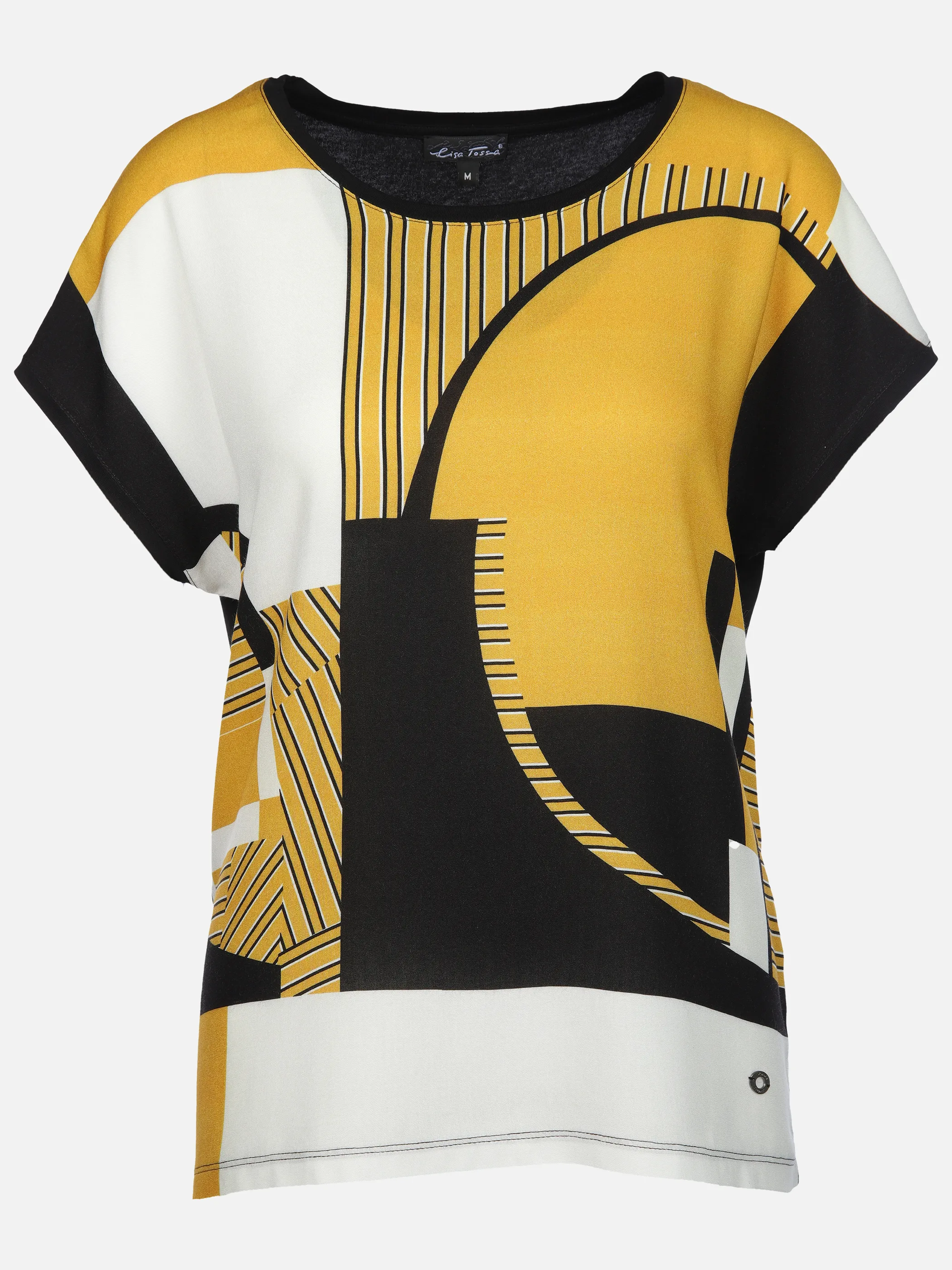 Lisa Tossa Da-Kurzarm-Shirt m. Druck Gelb 907276 GOLDEN 1