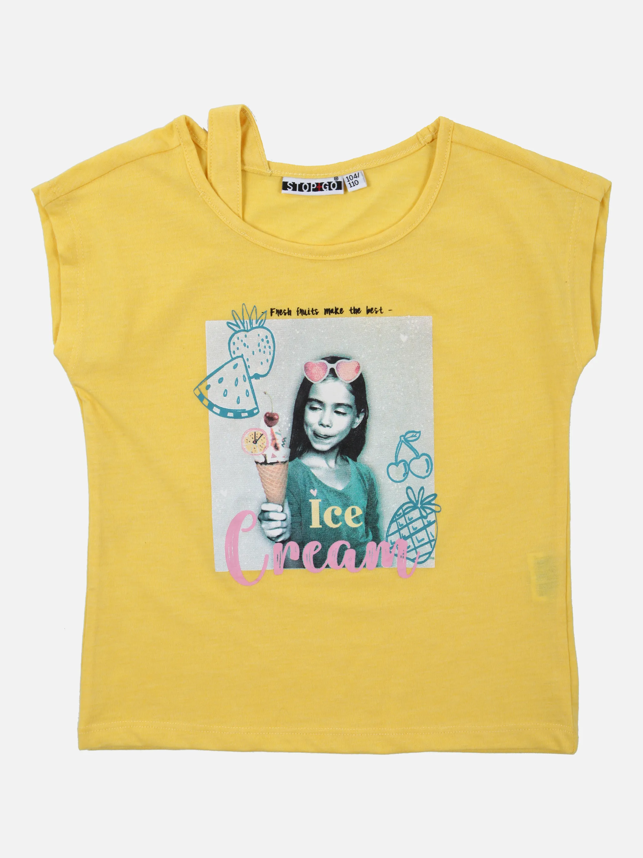 Stop + Go MG TShirt in gelb + Fotodruck Gelb 852513 GELB 1 Stop + Go MG TShirt in gelb + Fotodruck Gelb 852513 GELB 1