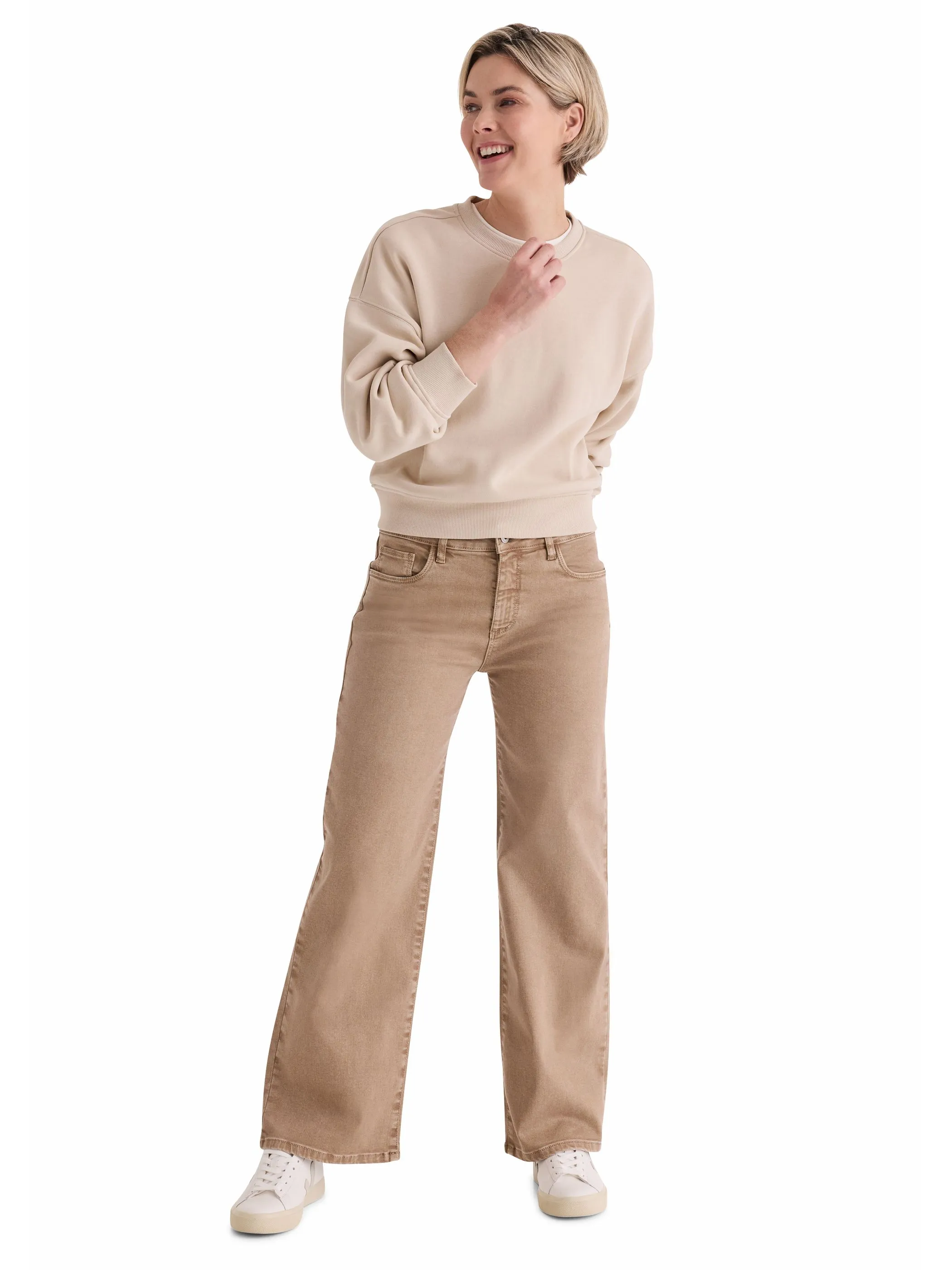 Stooker DOB 22420020008153 Da. Hosen lang, Beige 936929 8153 4