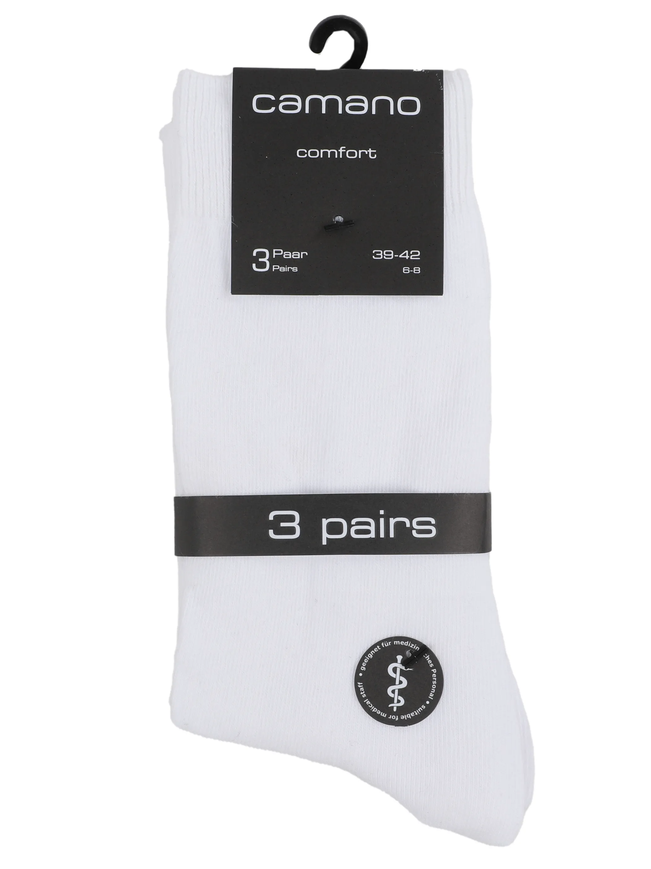 Camano 000003403 He-Cotton 3er Pack Weiß 809765 1000 2