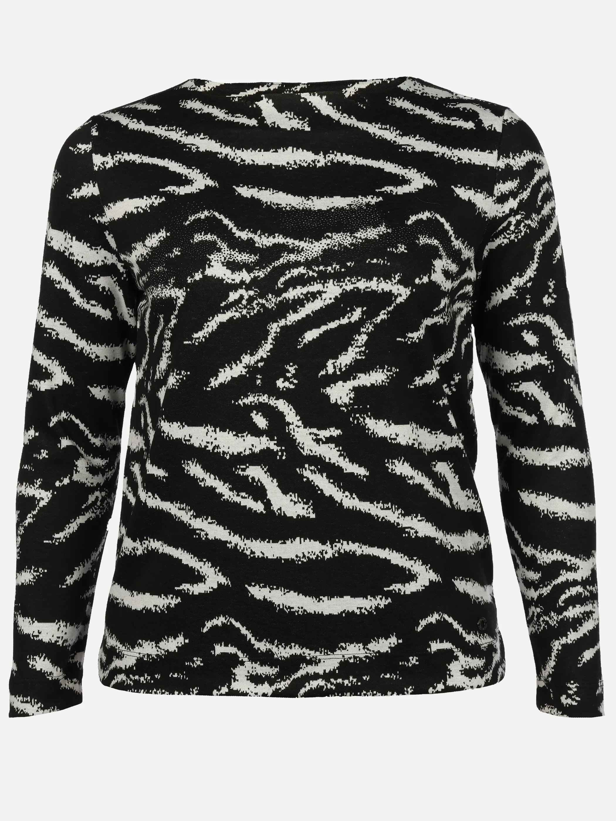 Lisa Tossa Da-Jacquard Sweatshirt Weiß 916297 OFFW/BLACK 1 Lisa Tossa Da-Jacquard Sweatshirt Weiß 916297 OFFW/BLACK 1